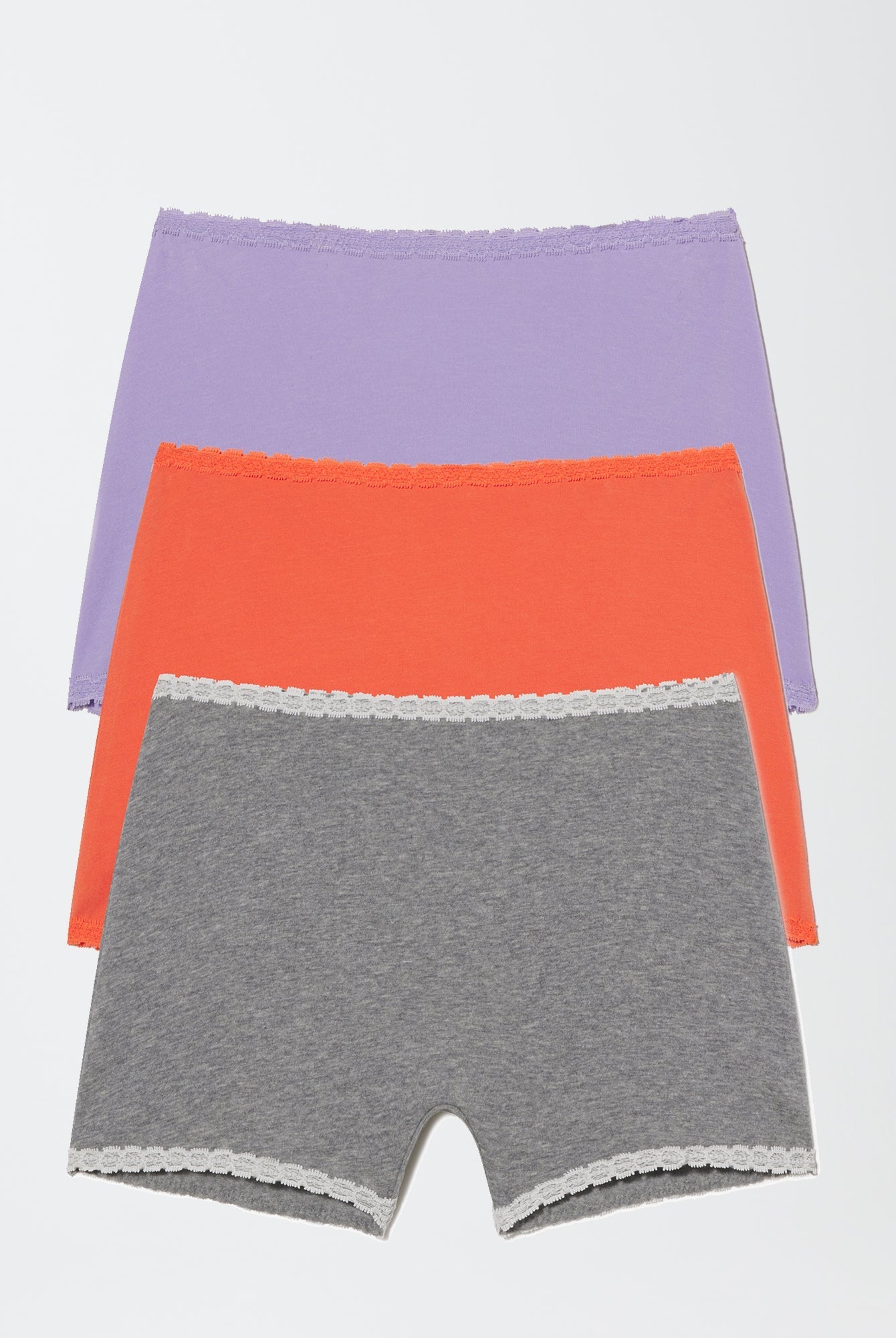 Adorned Cotton Boyshort 3 - Pack - Boyshort - Skarlett Blue