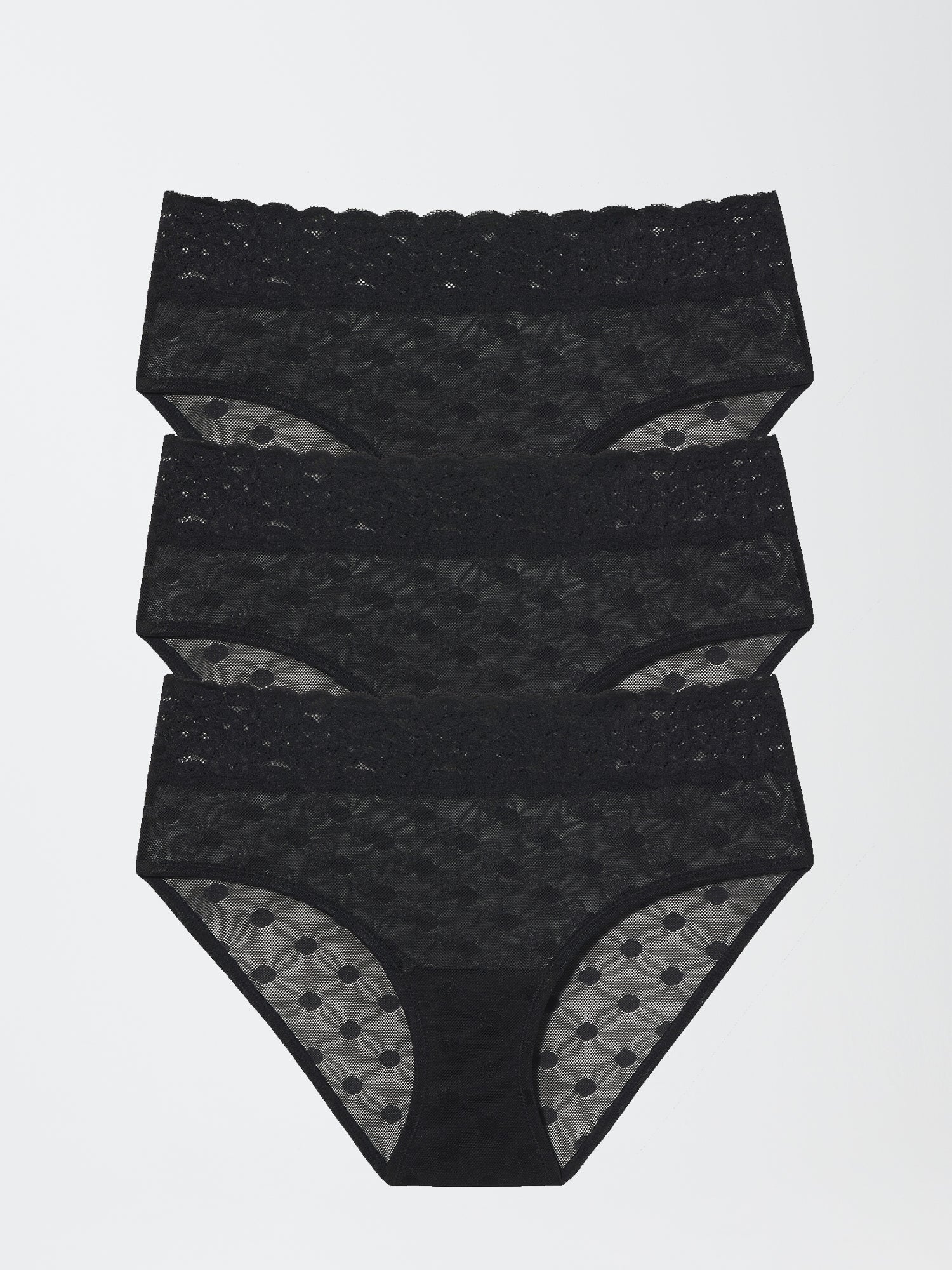 Dare Dot Mesh Hipster 3 - Pack - Hipster - Skarlett Blue