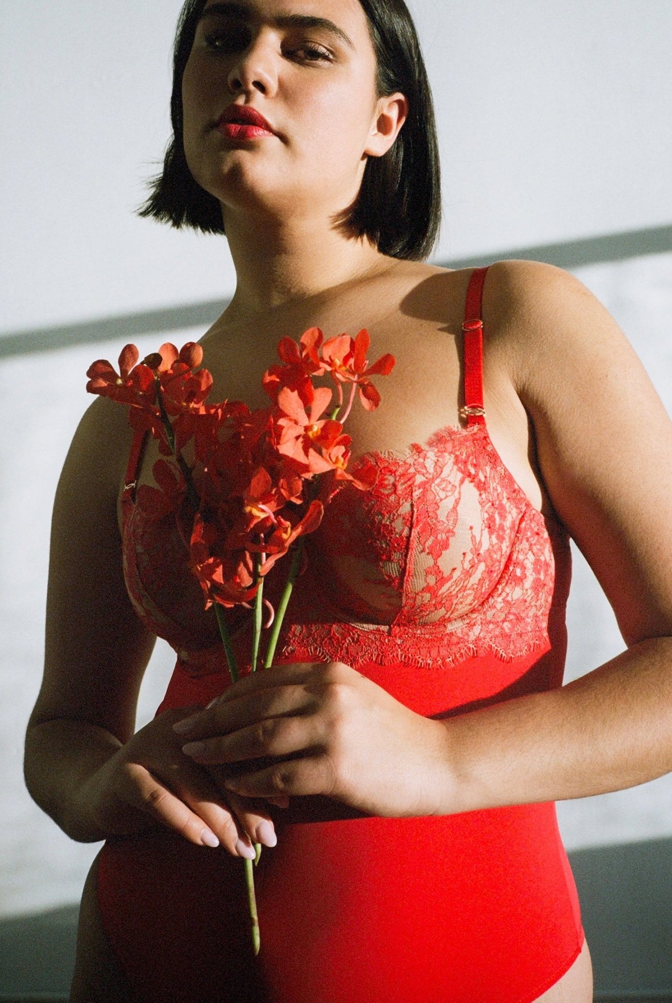 Entice Balconette Lace Bodysuit - Balconette - Skarlett Blue