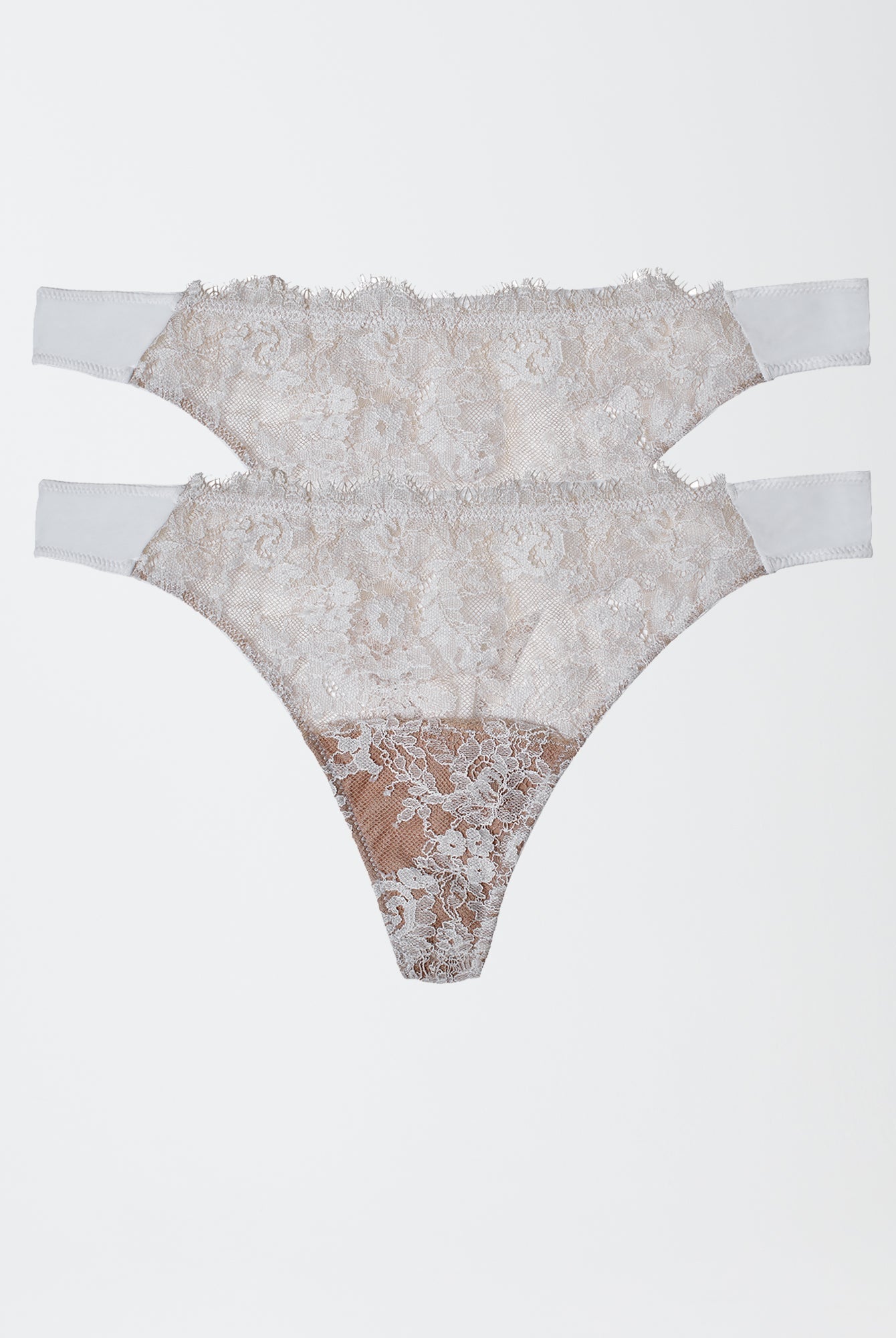 Entice Front Lace Thong 2 - Pack - Thong - Skarlett Blue