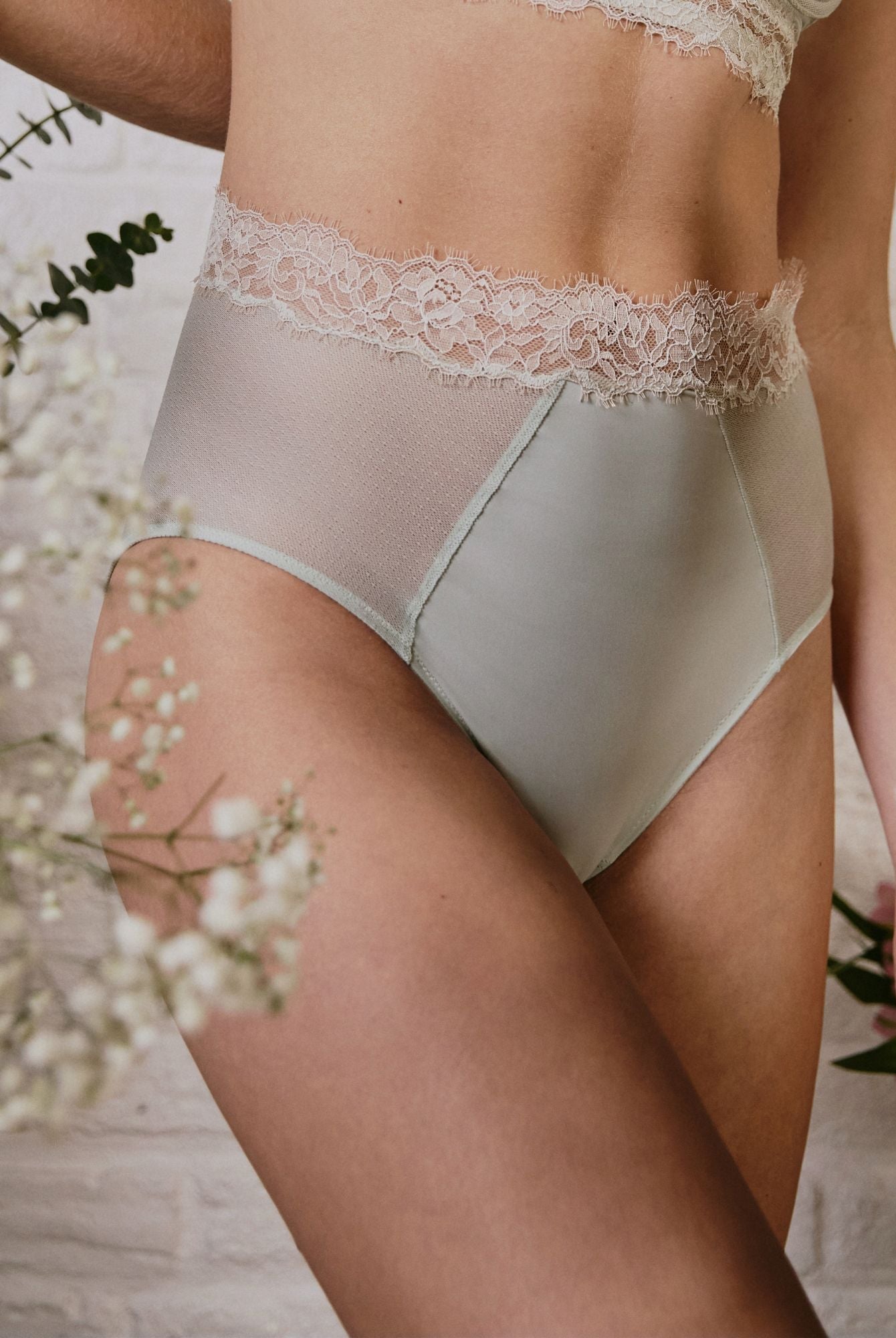 Entice High Waisted Brief - High Waist Brief - Skarlett Blue