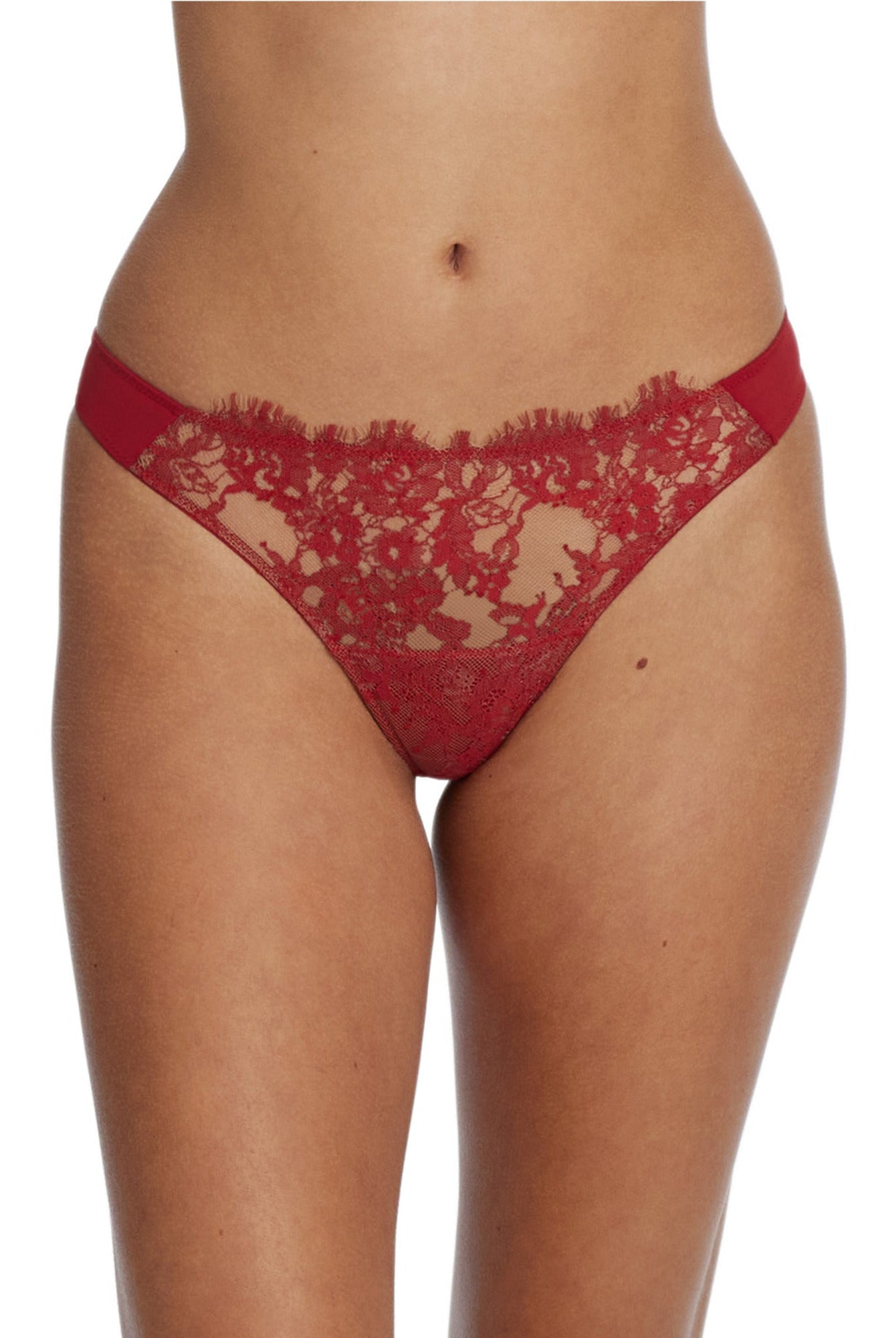 Entice Lace Front Thong - Thong - Skarlett Blue