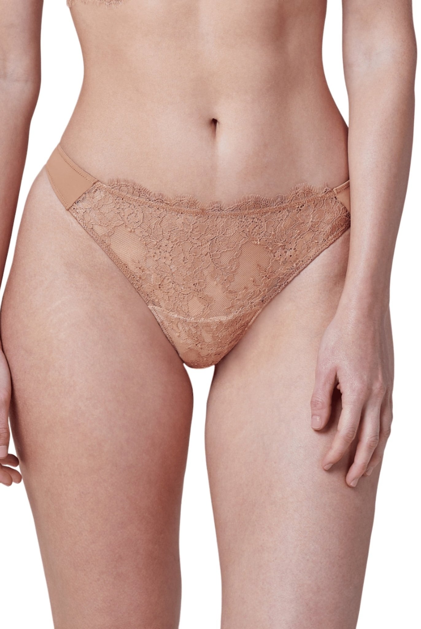 Entice Lace Front Thong - Thong - Skarlett Blue