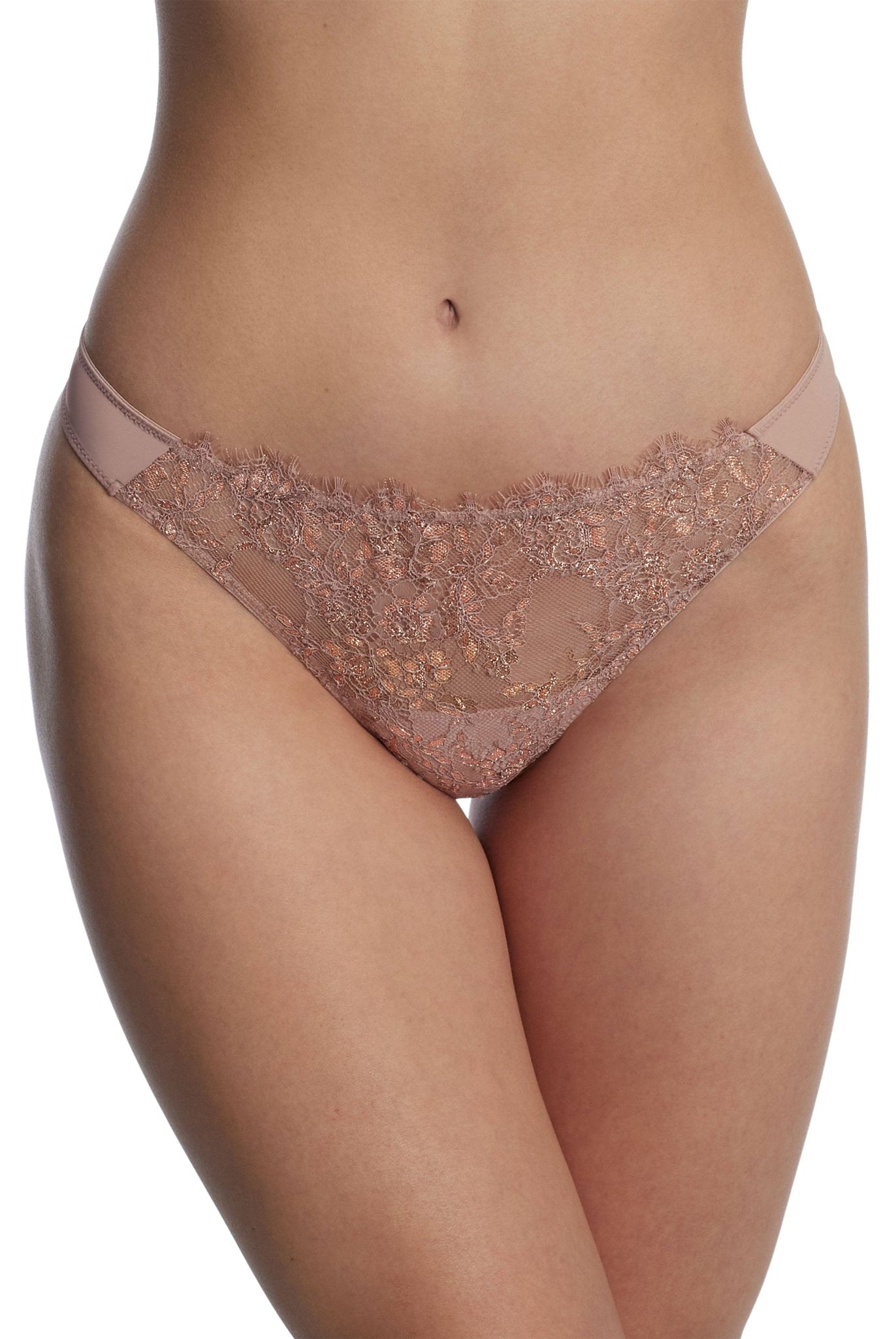 Entice Lace Front Thong - Thong - Skarlett Blue