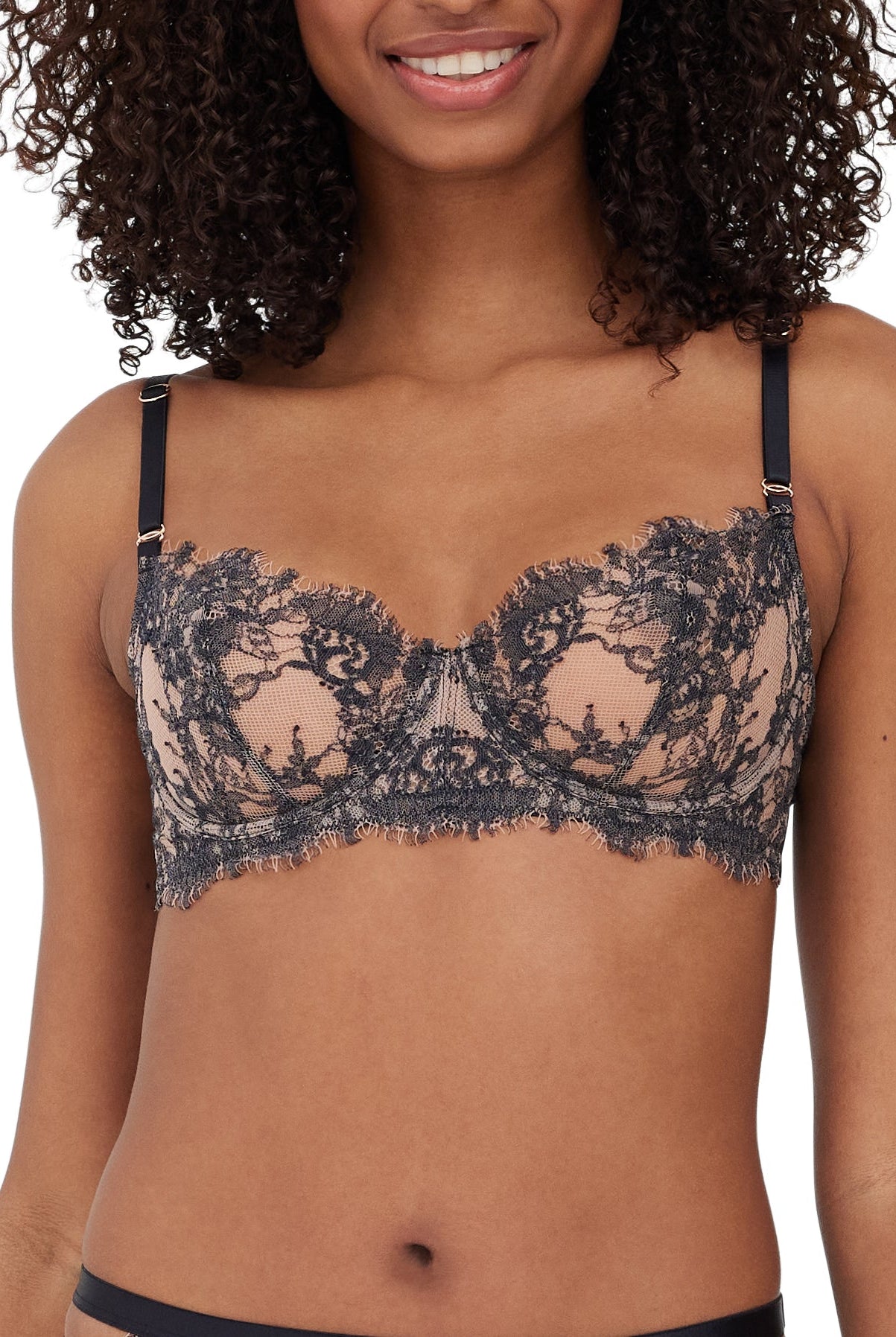 Entice Unlined Balconette Underwire Bra - Balconette - Skarlett Blue