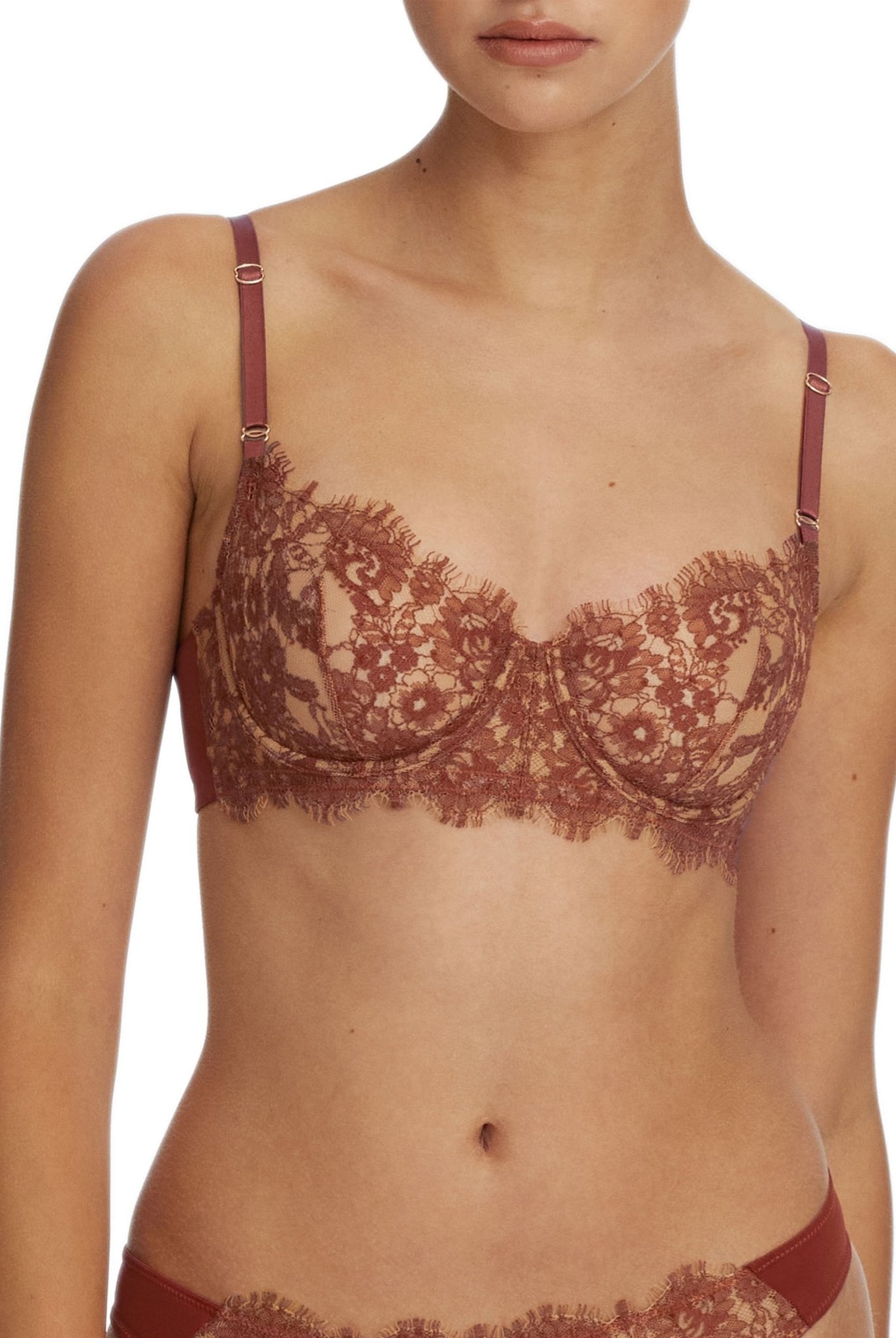 Entice Unlined Balconette Underwire Bra - Balconette - Skarlett Blue