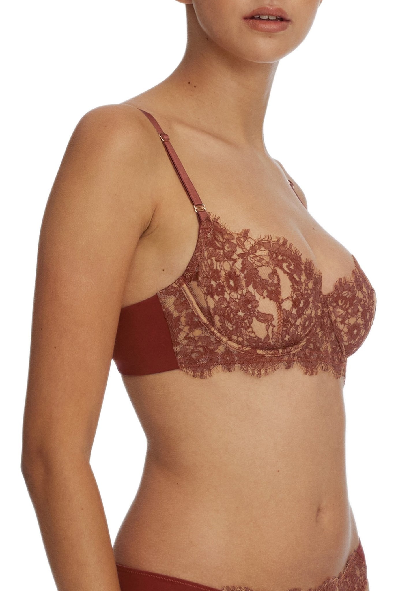 Entice Unlined Balconette Underwire Bra - Balconette - Skarlett Blue