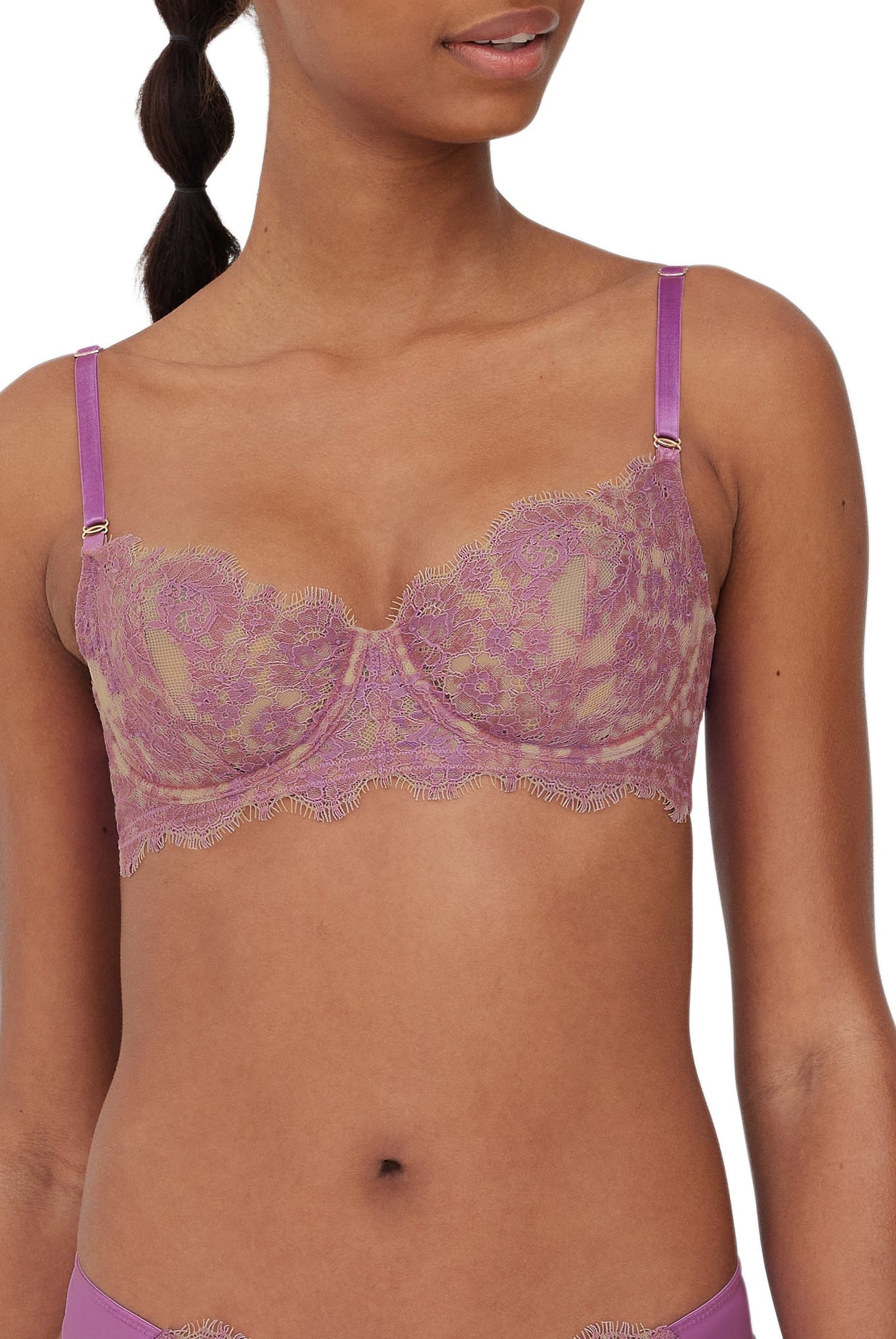 Entice Unlined Balconette Underwire Bra - Balconette - Skarlett Blue