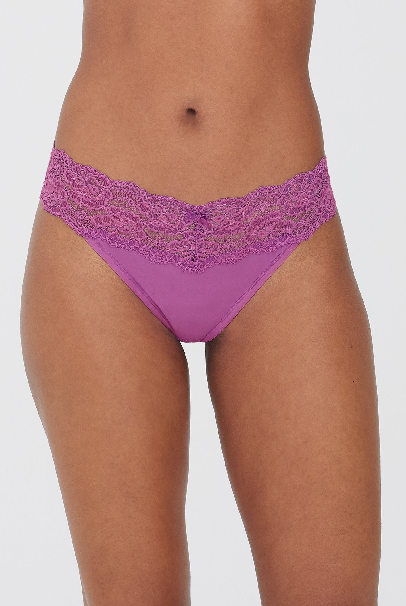 Goddess Lace Trim Thong 3 Pack - Thong - Skarlett Blue