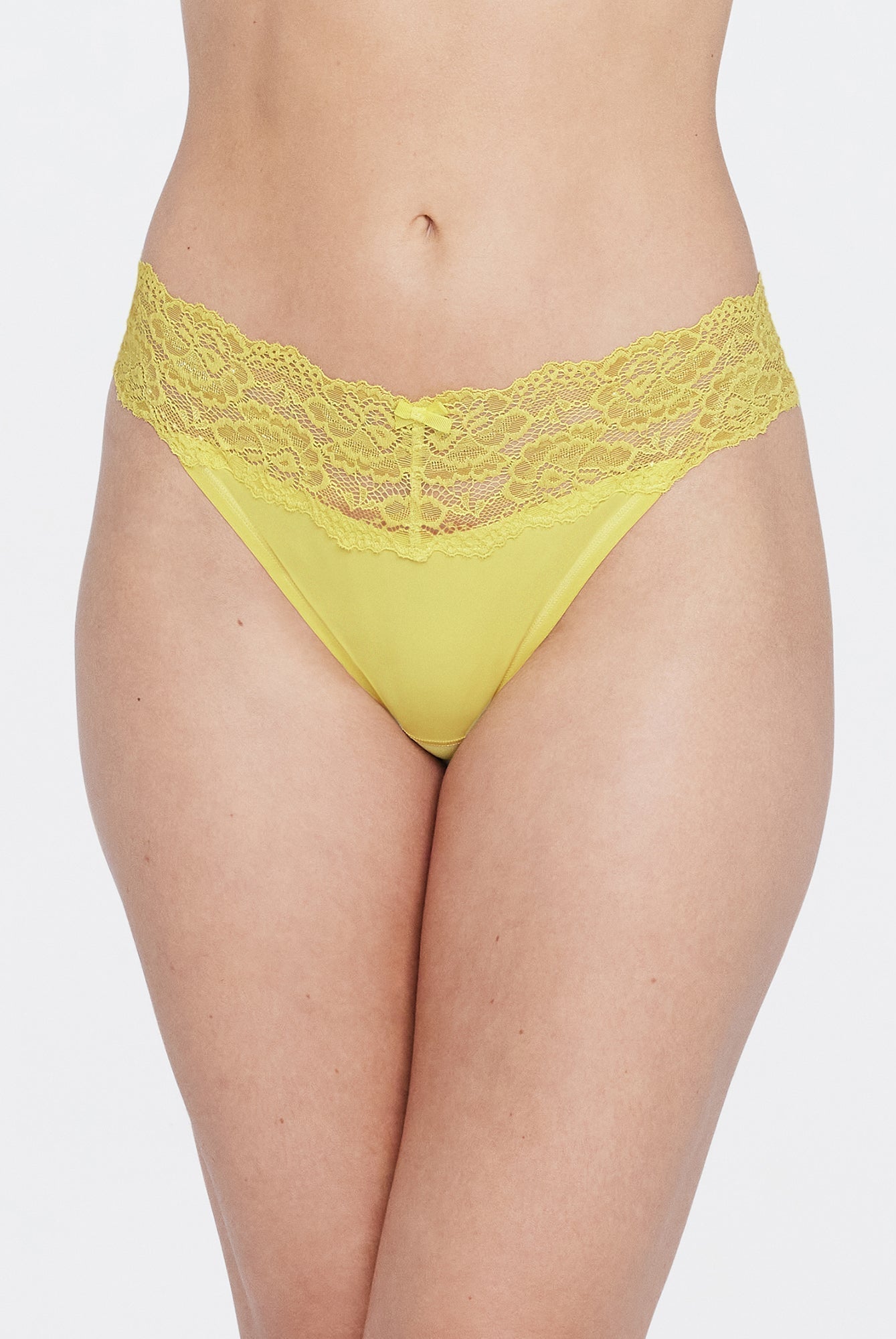 Goddess Lace Trim Thong 3 - Pack - Thong - Skarlett Blue