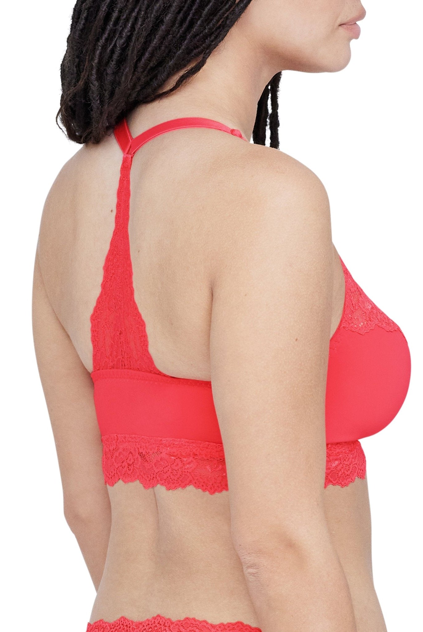 Goddess T - back Busty Lace Bralette - Bralette - Skarlett Blue