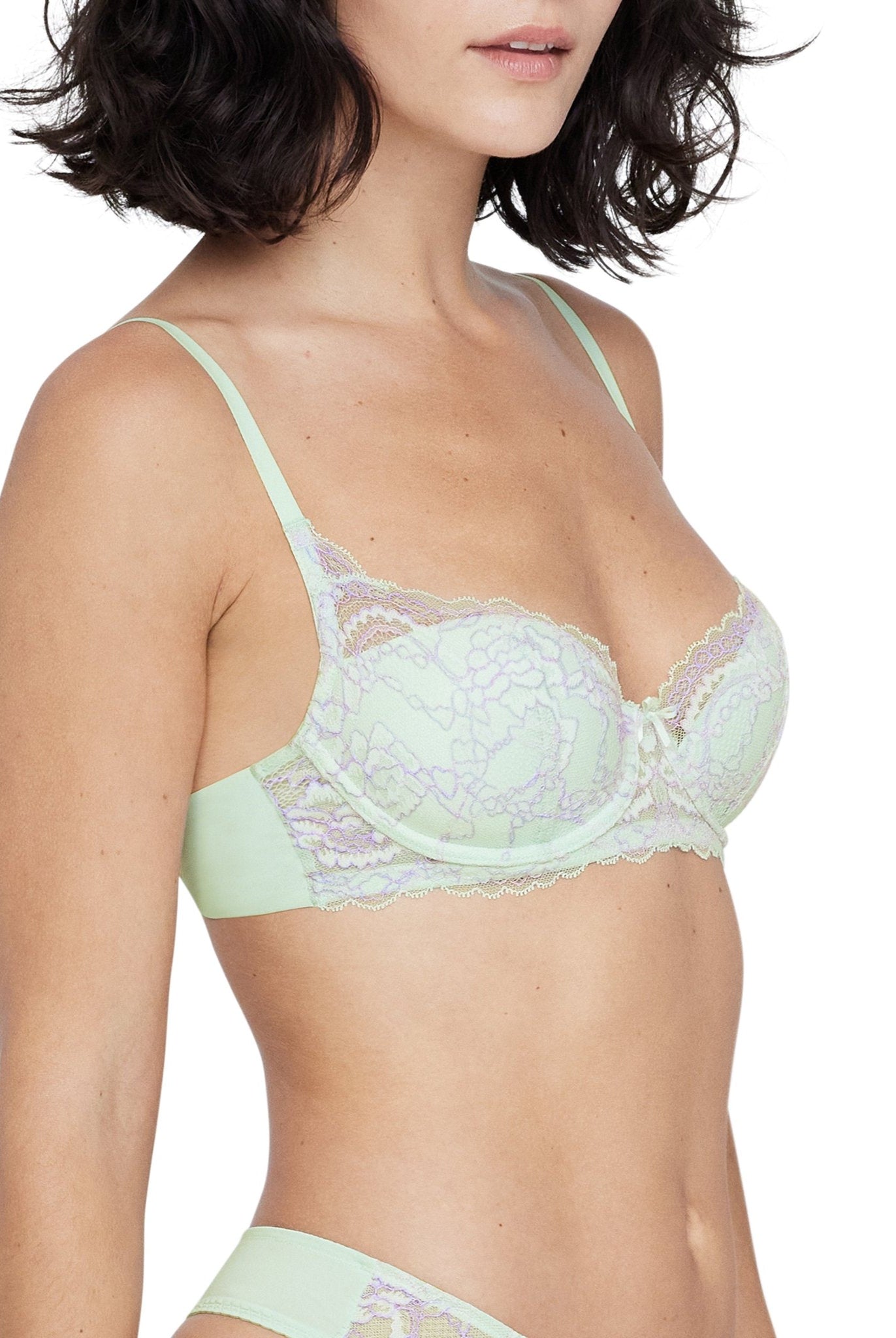 Minx Balconette Padded Underwire T-shirt Bra - T-Shirt - Skarlett Blue