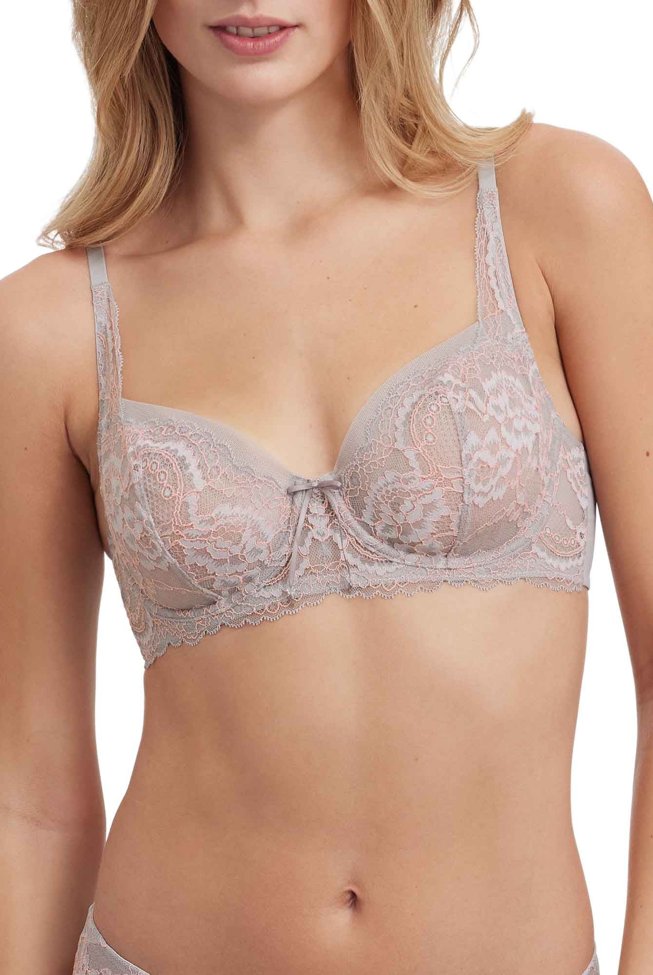 Minx Lace Unlined Balconette Bra - Balconette - Skarlett Blue