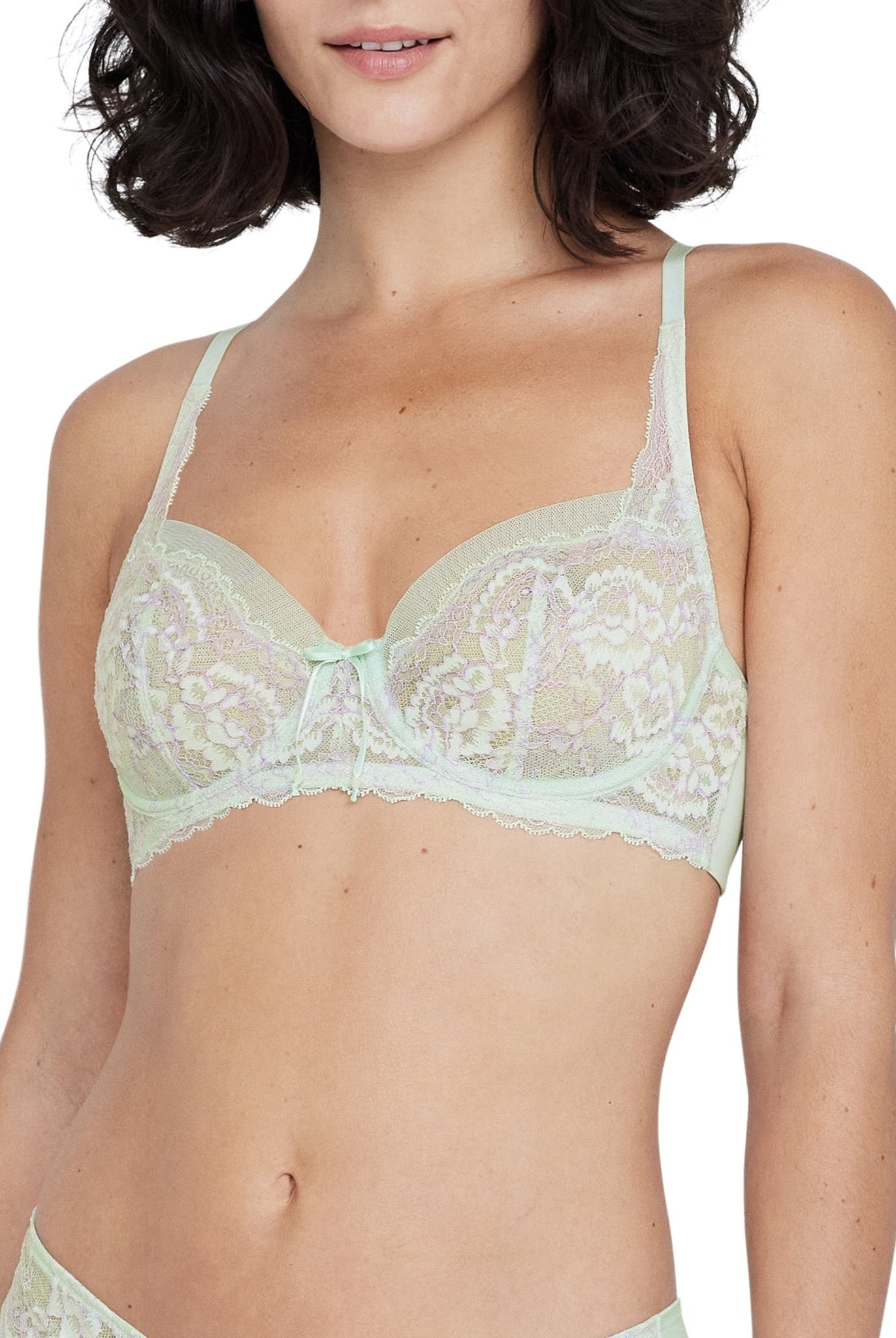 Minx Lace Unlined Balconette Bra - Balconette - Skarlett Blue