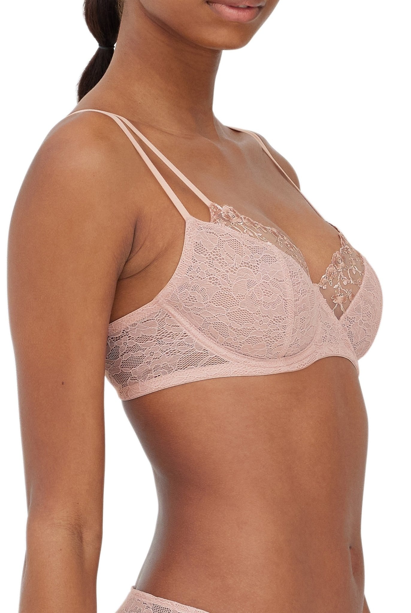 Paradise Full Coverage Underwire Bra - Side Support - Skarlett Blue
