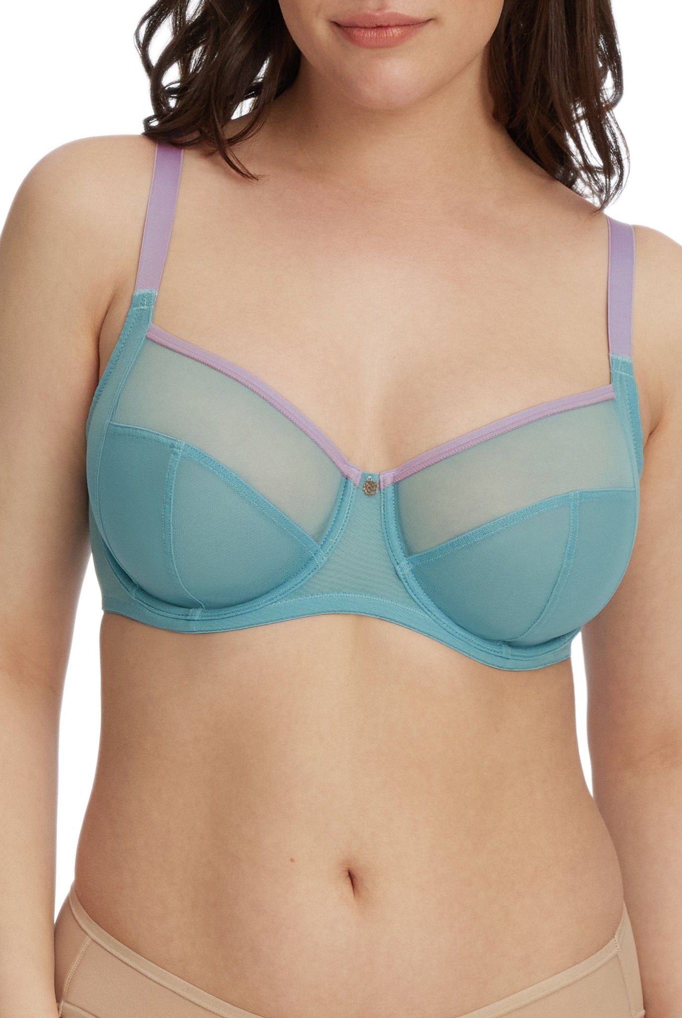 Spellbound Full Coverage Side Support Underwire Bra - Side Support - Skarlett Blue