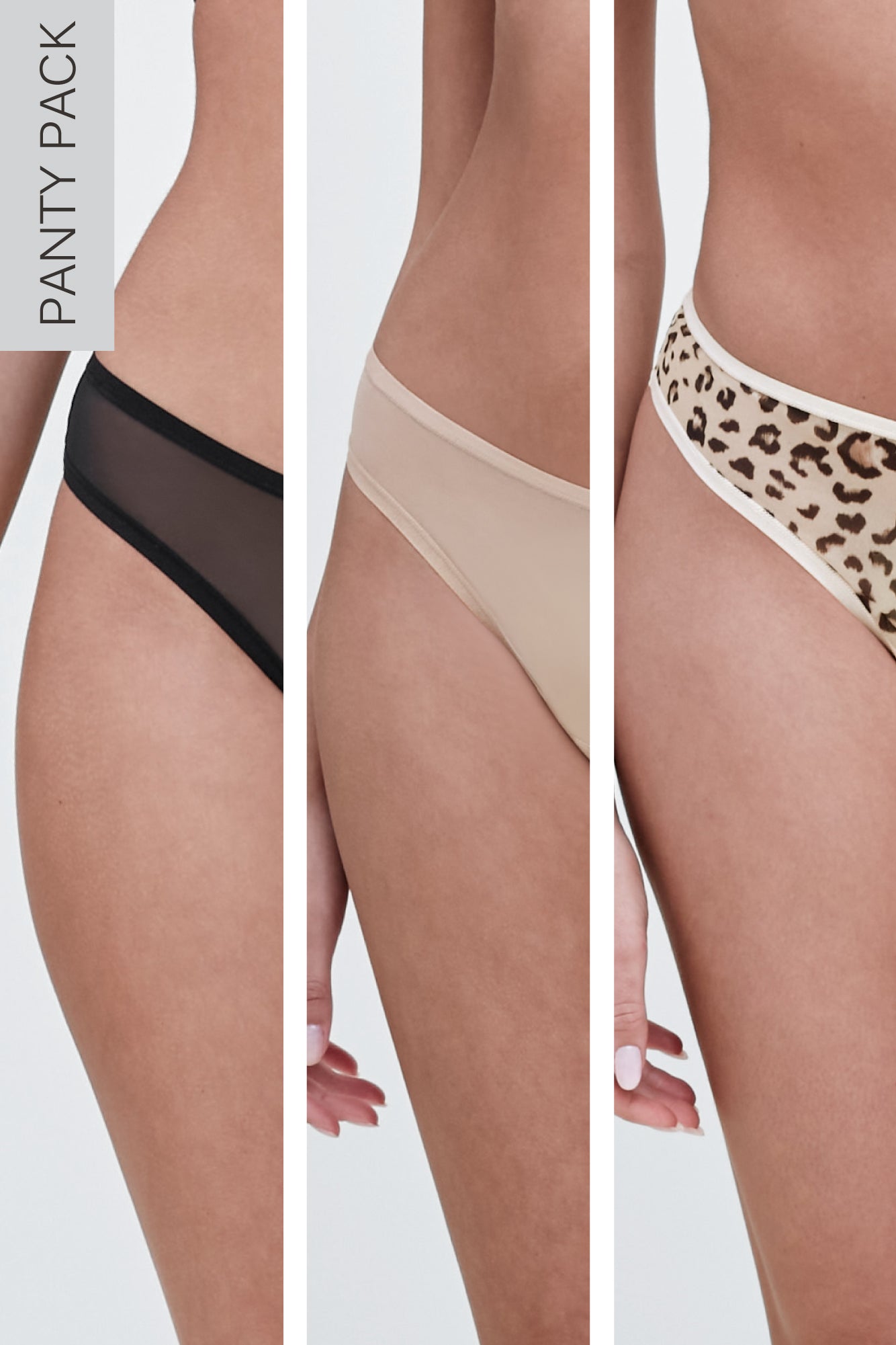 Spellbound Mesh Thong 3 - Pack - Thong - Skarlett Blue