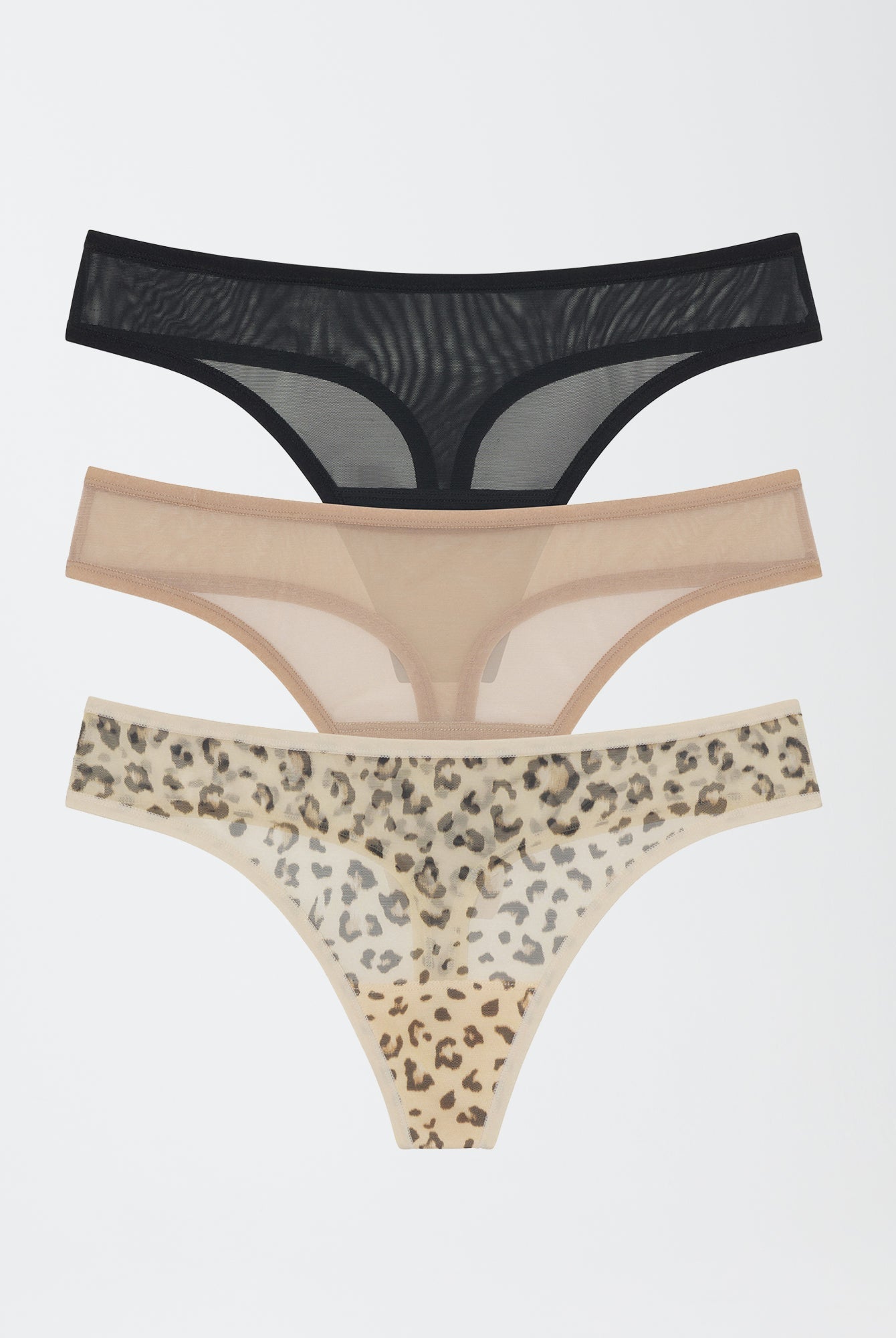 Spellbound Mesh Thong 3 - Pack - Thong - Skarlett Blue