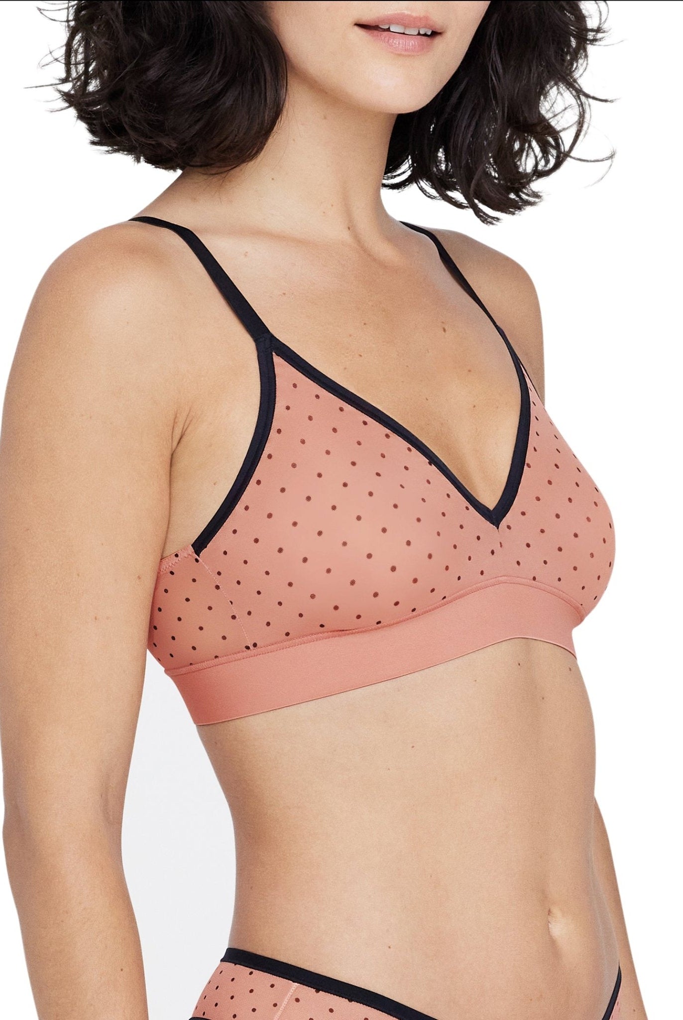 Spellbound Sheer Plunge Wireless Bralette - Bralette - Skarlett Blue