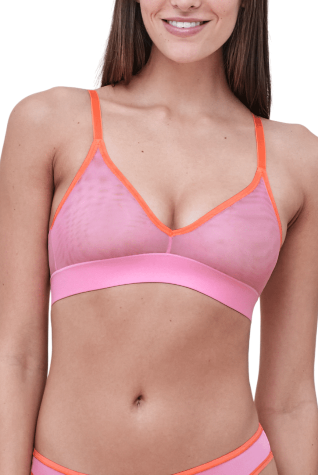 Spellbound Sheer Plunge Wireless Bralette - Bralette - Skarlett Blue