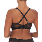 black balconette bra with Convertible straps