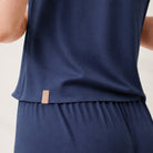Lunya Pajamas - WASHABLE SILK BIAS CAMI SHORT SET #deep blue