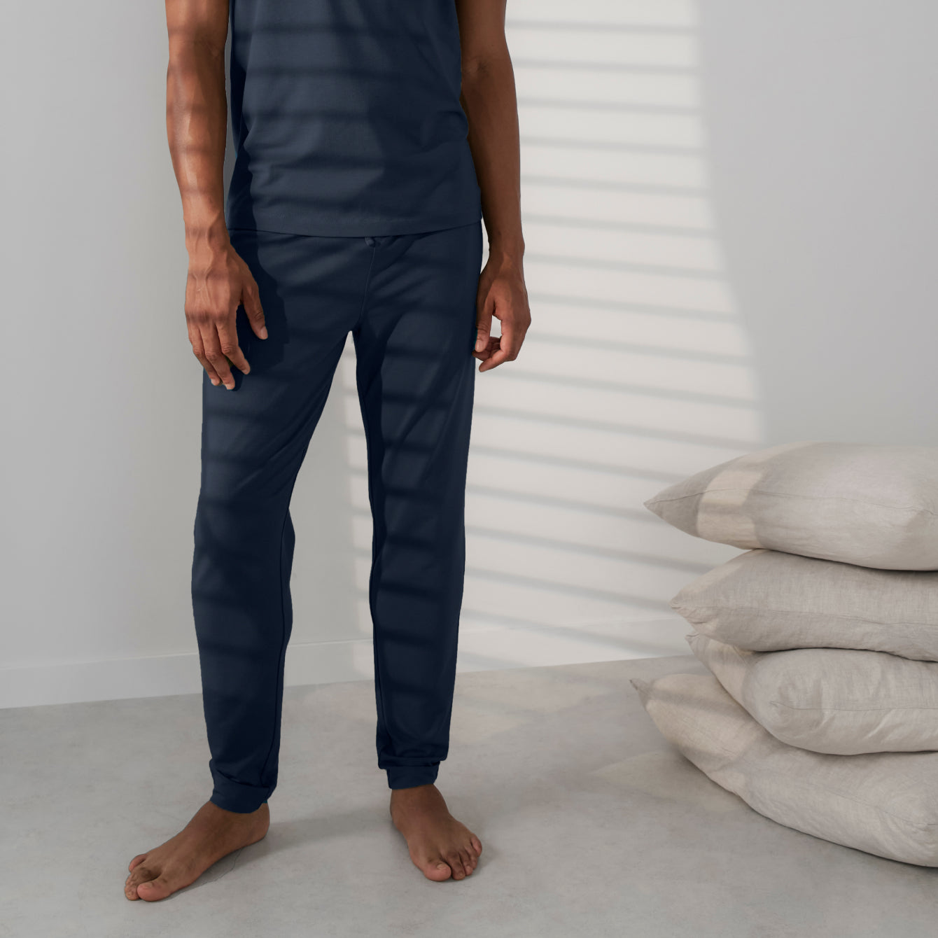 Lunya Pajamas - MEN’S SLUMBERKNIT™ PANT - #deep blue