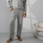 Lunya Loungewear Men's Silksweats™ Midweight Reversible Jogger - #Napping Dove Heather