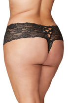 plus size crotchless lingerie thong