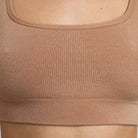 Lunya Intimates Seamless Modal High Cut Thong - #Hushed Tan