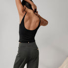 Lunya Loungewear Seamless Modal Tank - #Immersed Black