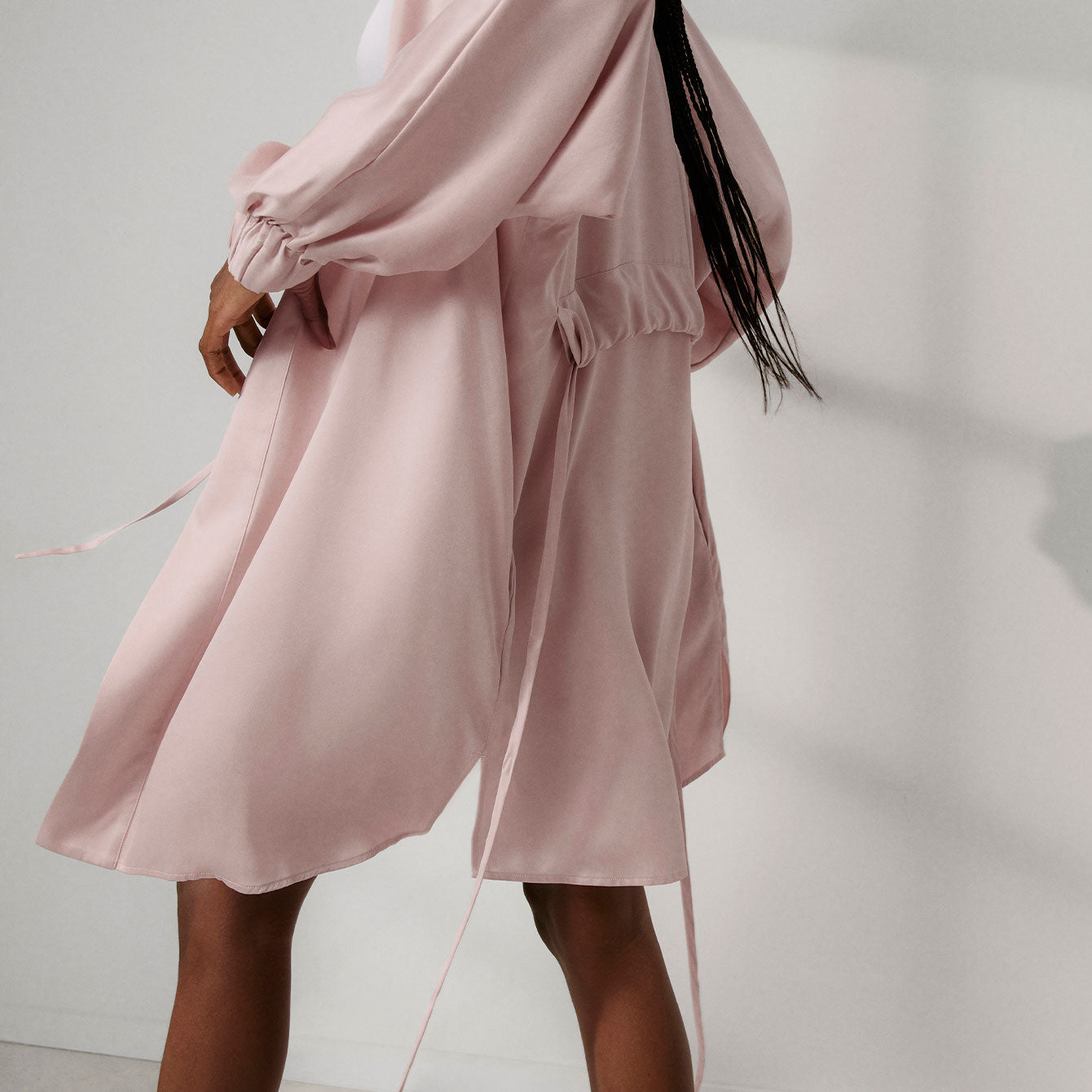 Lunya Pajamas - WASHABLE SILK ROBE #DELICATE PINK