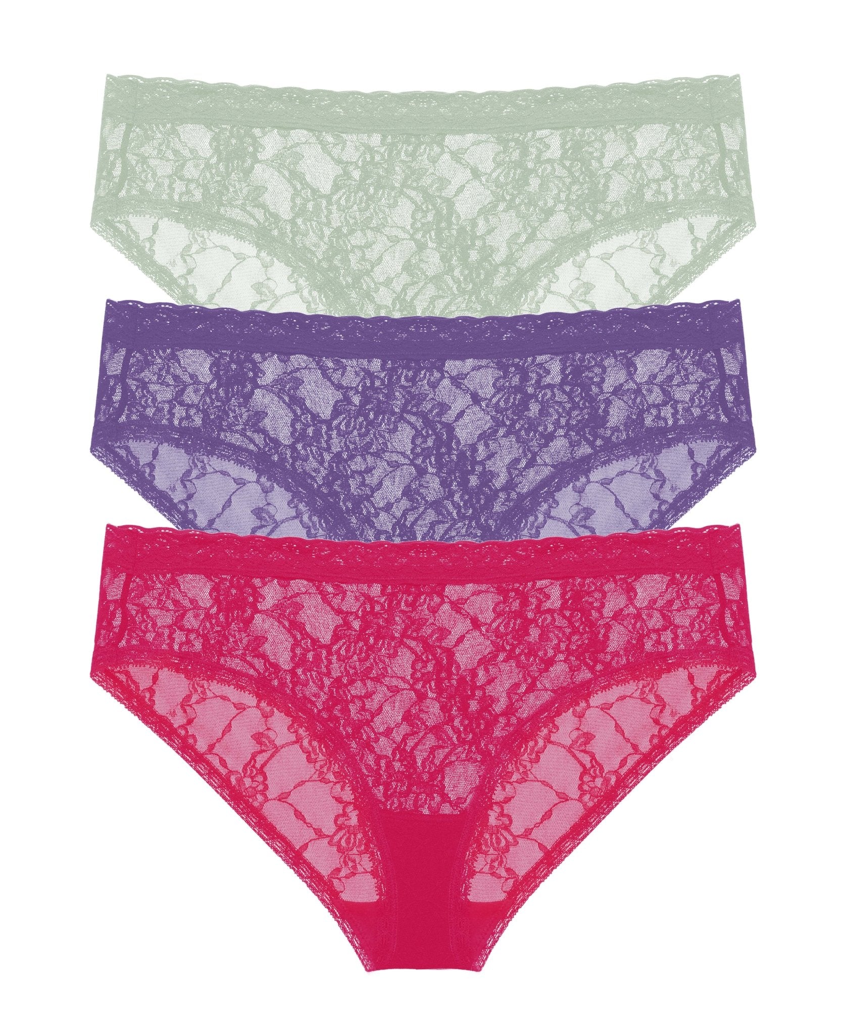 Bliss Allure One Size Lace Girl Brief 3 - pack - Girl Brief - Natori