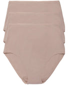 Bliss Bare Cotton High Waist Brief 3 - Pack - High Waist - Natori