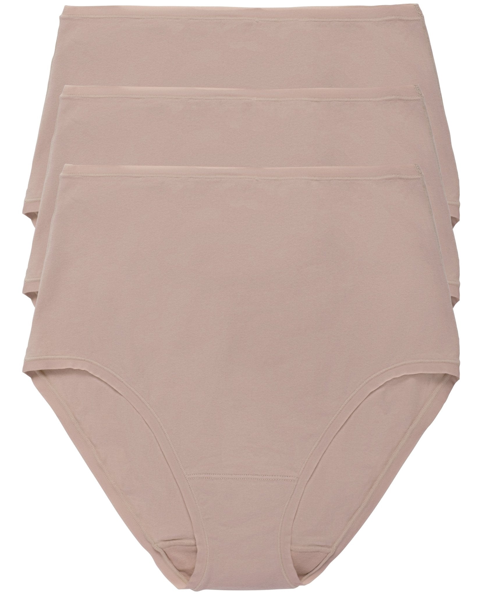 Bliss Bare Cotton High Waist Brief 3 - Pack - High Waist - Natori