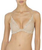 Feathers Lace Plunge T-Shirt Bra - Plunge - Natori