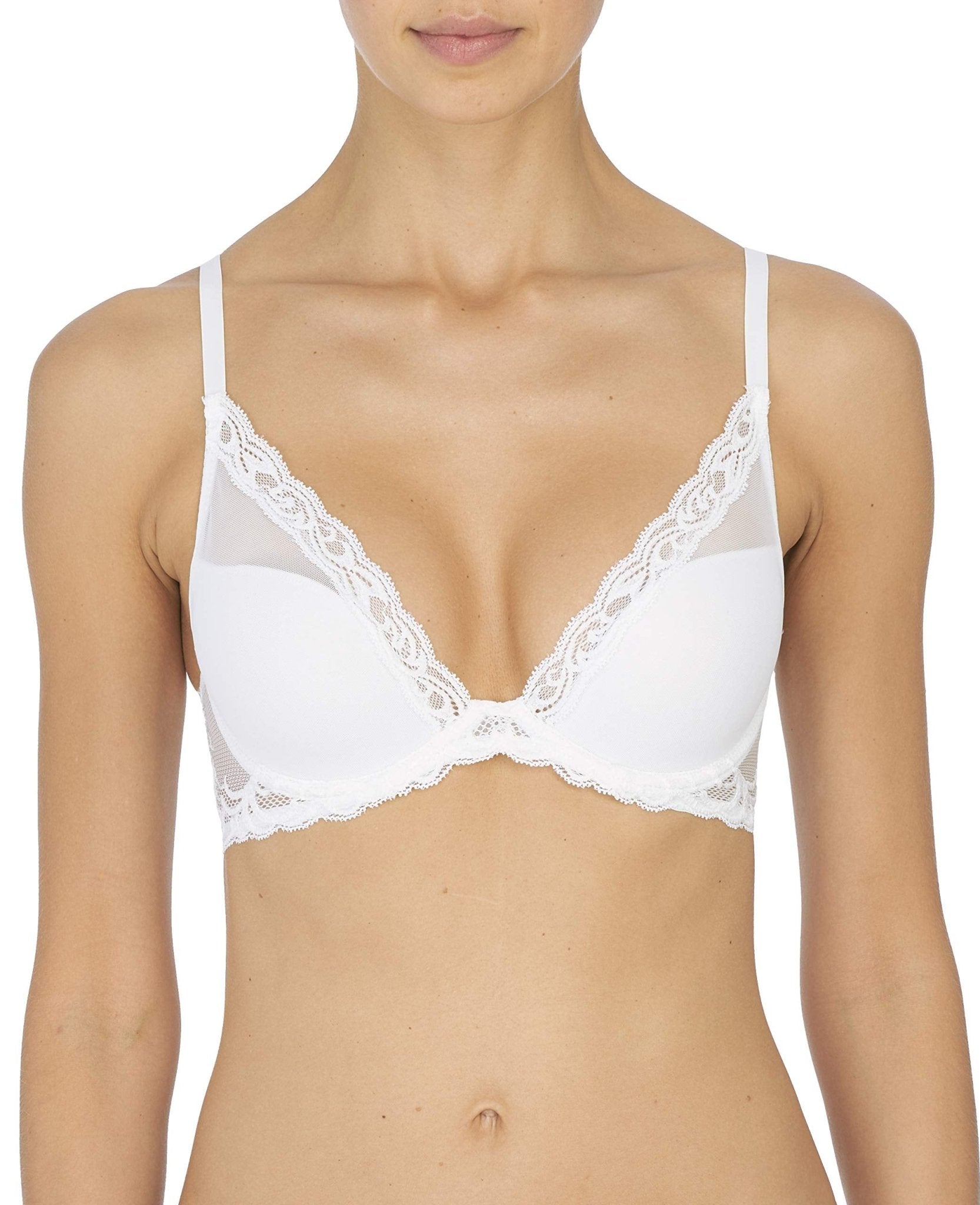 Feathers Lace Plunge T-Shirt Bra - Plunge - Natori