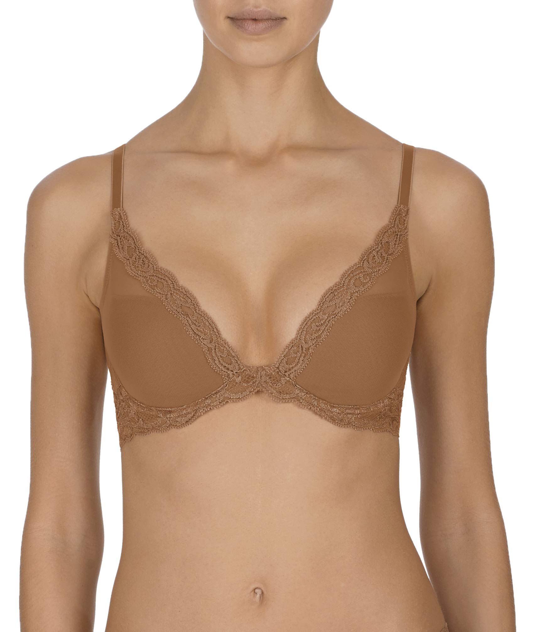 Feathers Lace Plunge T-Shirt Bra - Plunge - Natori