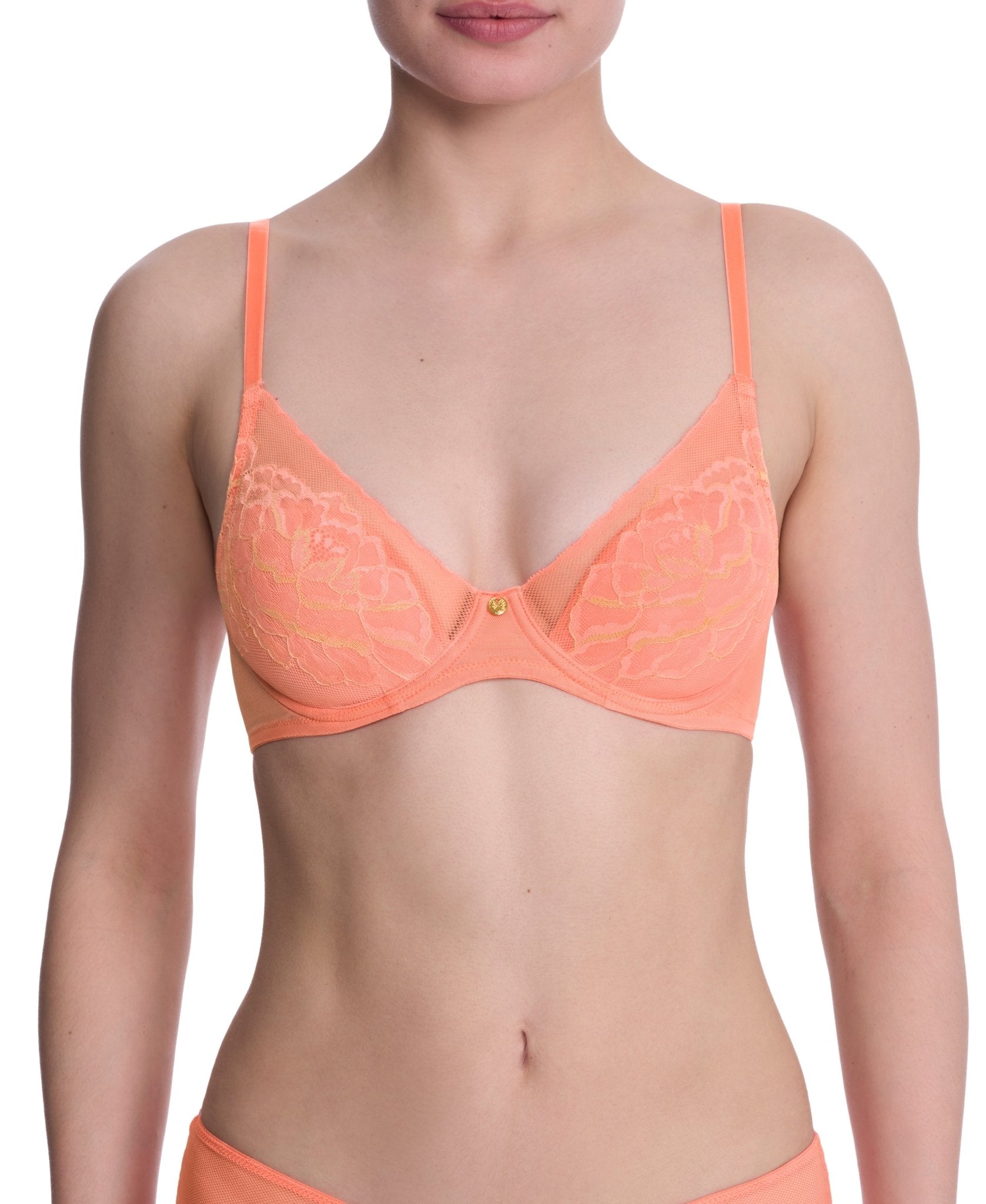 Flora Lace Plunge T-Shirt Bra - Plunge - Natori