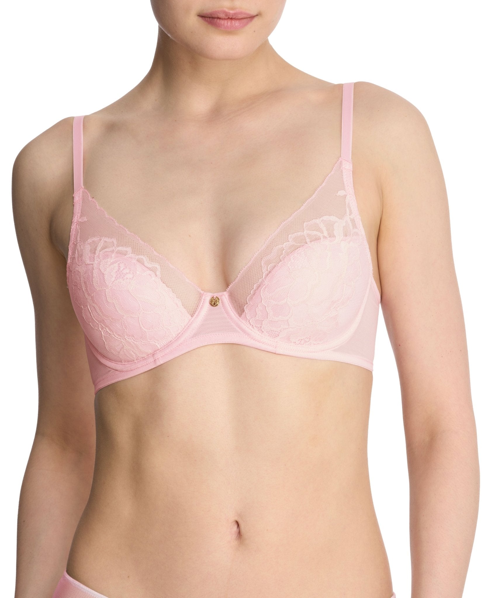 Flora Lace Plunge T-Shirt Bra - Plunge - Natori