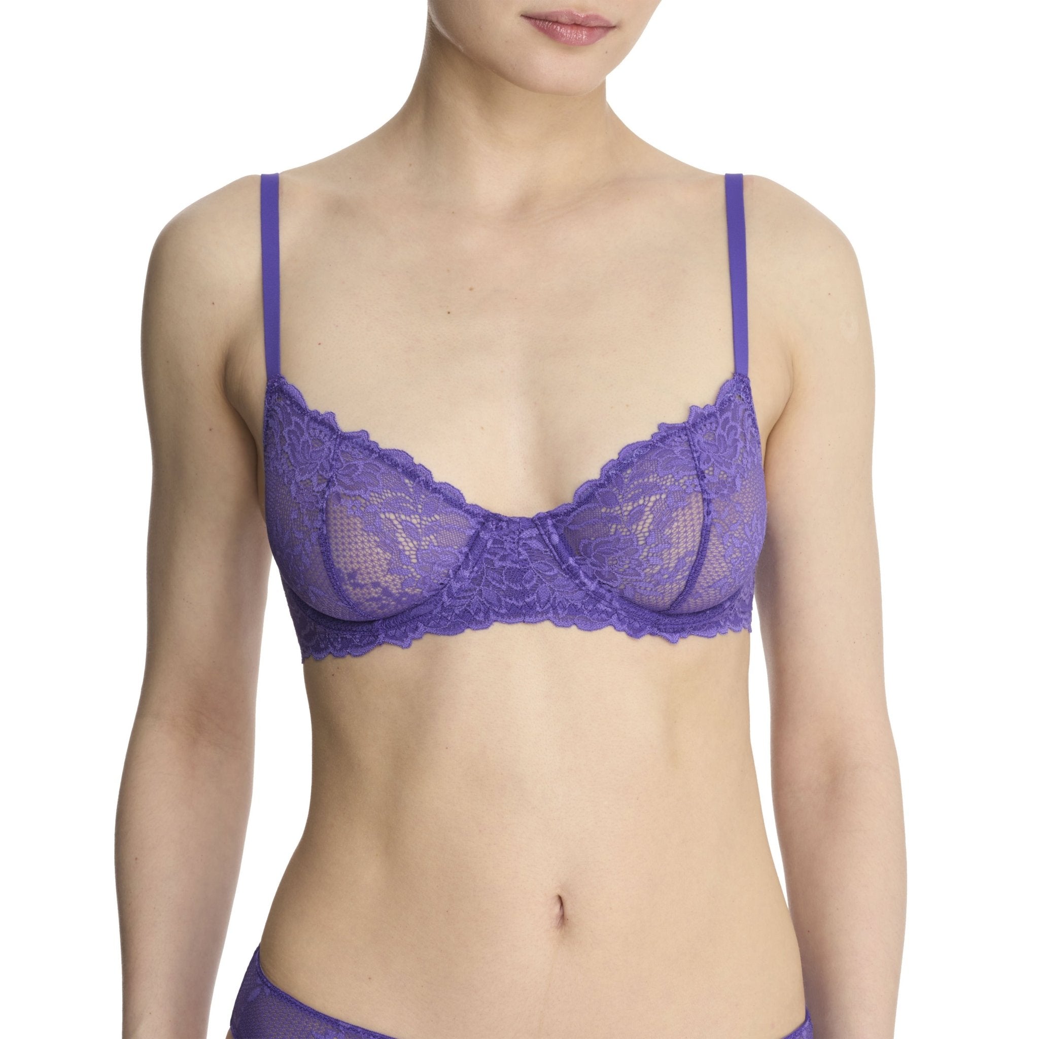 Heavenly Stretch Lace Balconette Bra - Balconette - Natori