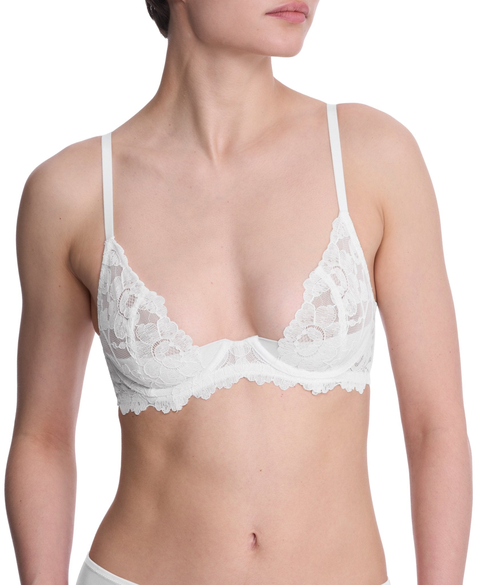 Peony Lace Demi Unlined Underwire Bra - Demi - Natori