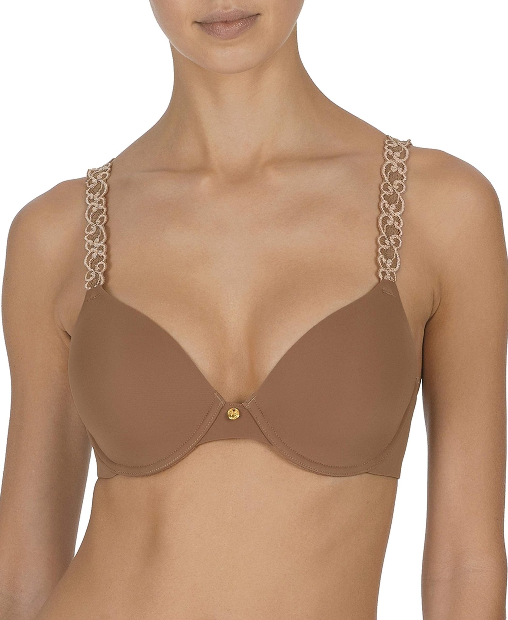 Pure Luxe Plunge T-Shirt Bra - Plunge - Natori