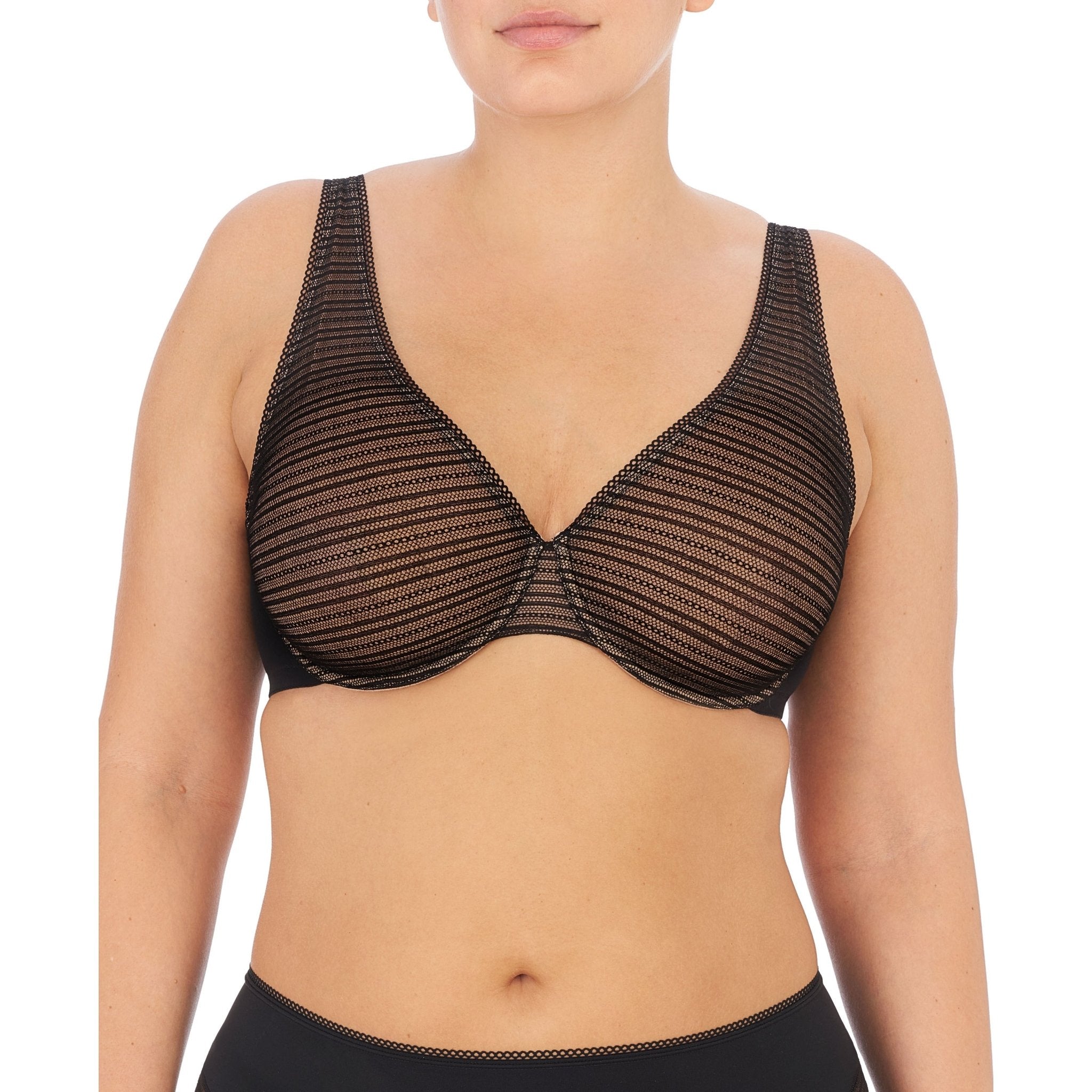 Revive Plunge Mesh Bra - Plunge - Natori