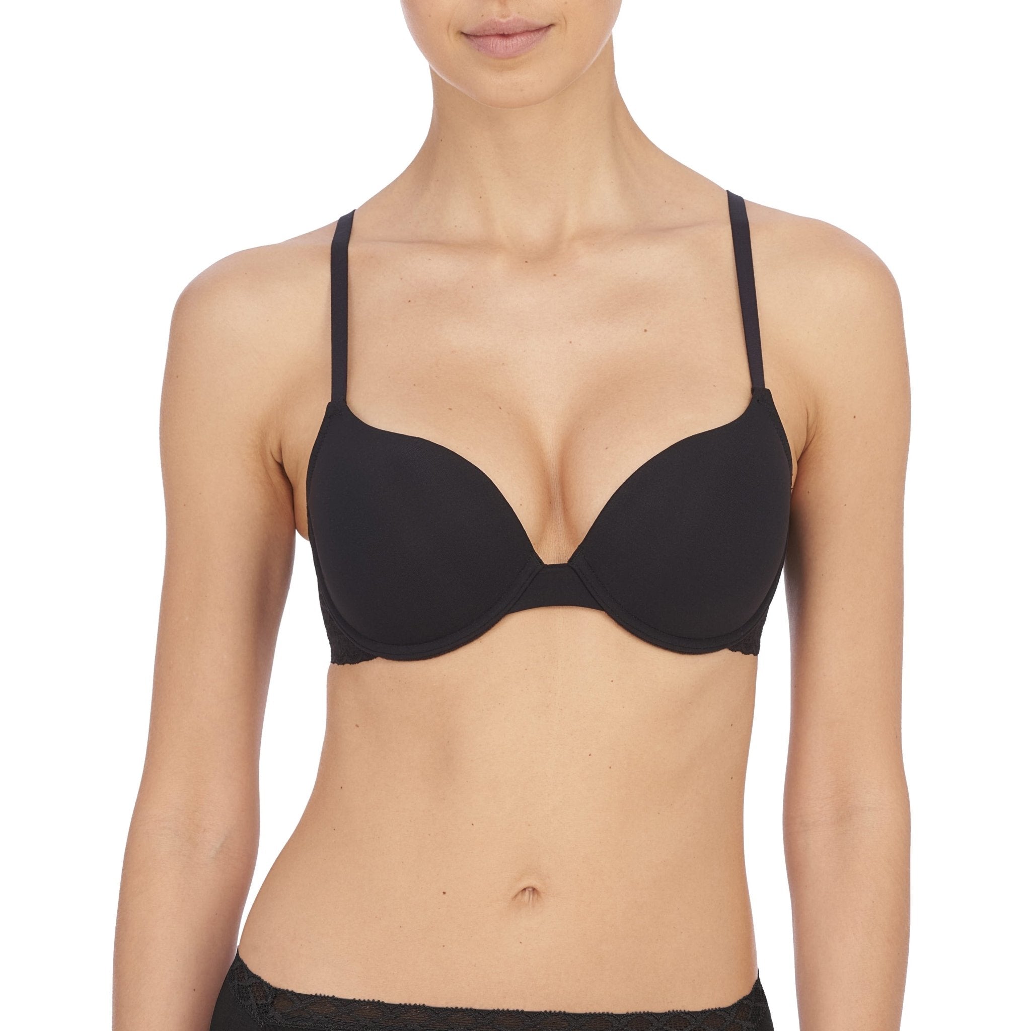 Sheer Glamour Plunge Push Up T-Shirt Bra - Plunge - Natori