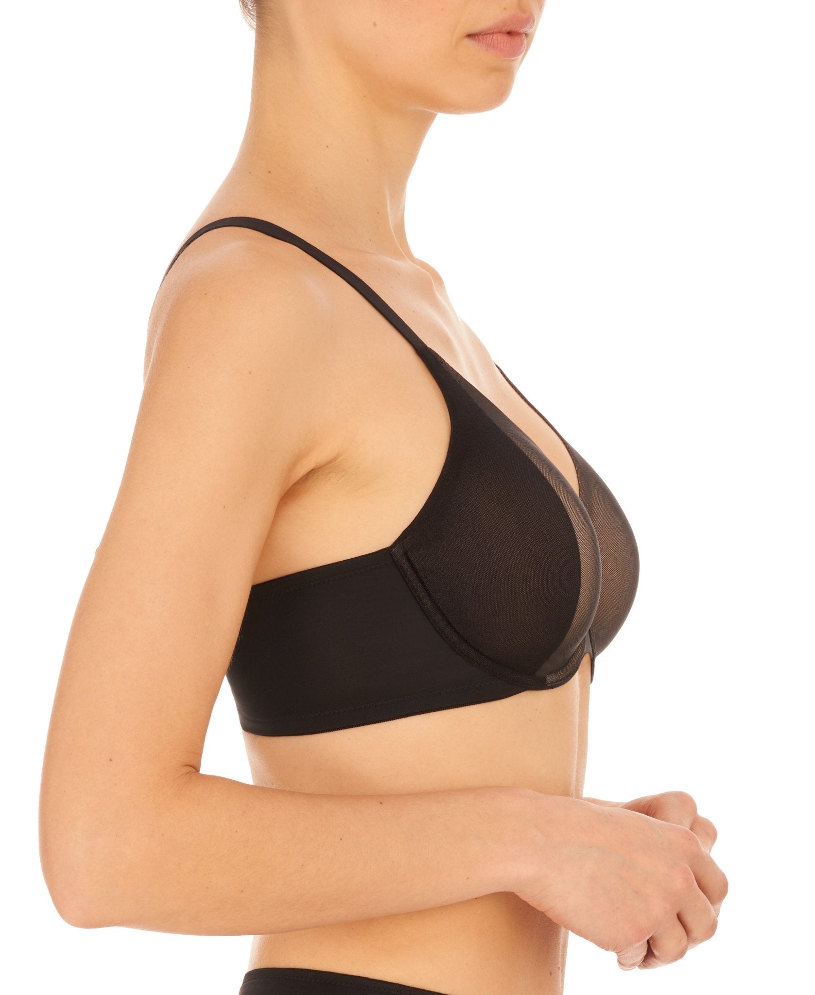 Side Effect Side Support Unlined Underwire Bra - Side Support - Natori