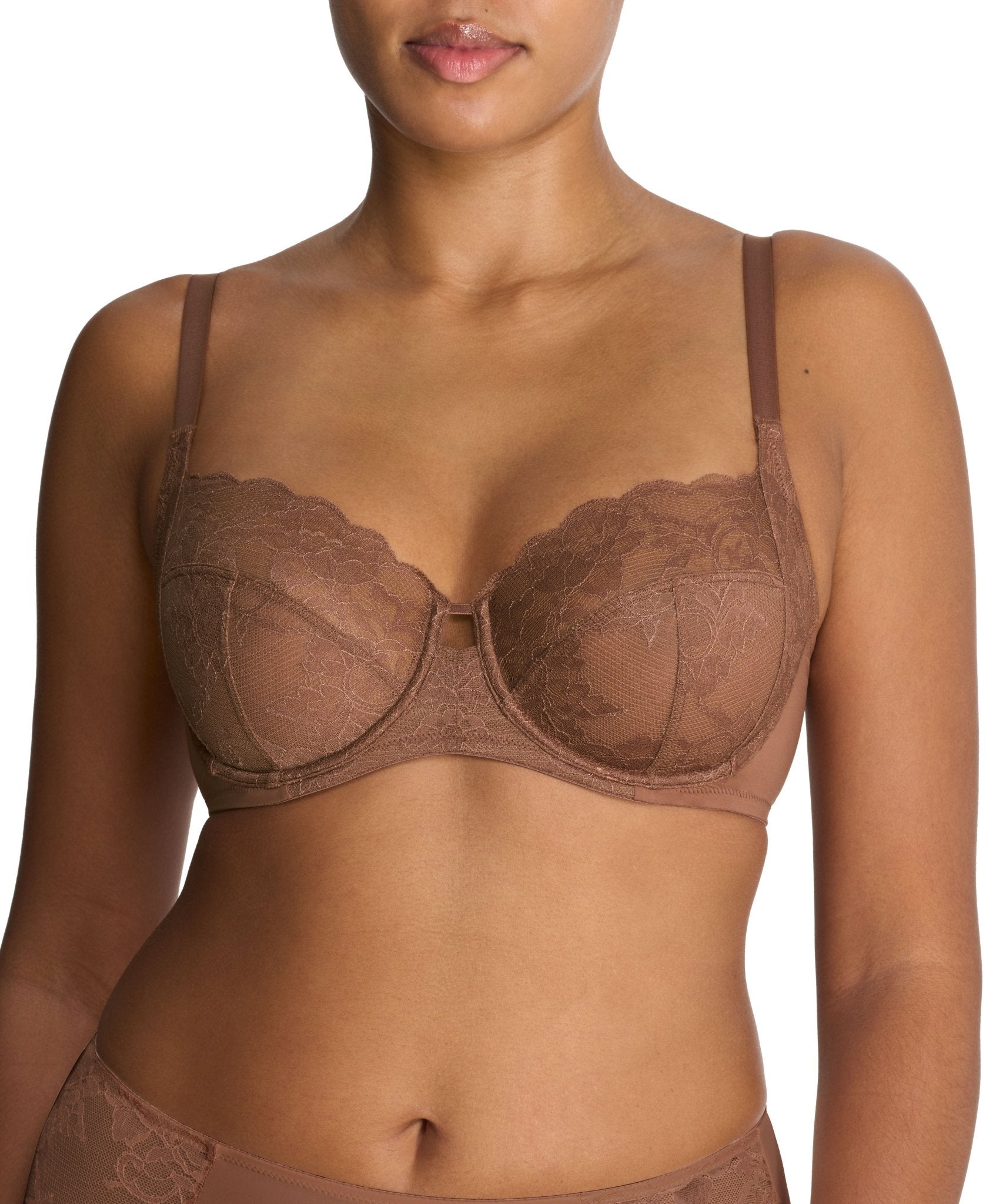 Statement Lace Side Support Bra - Side Support - Natori