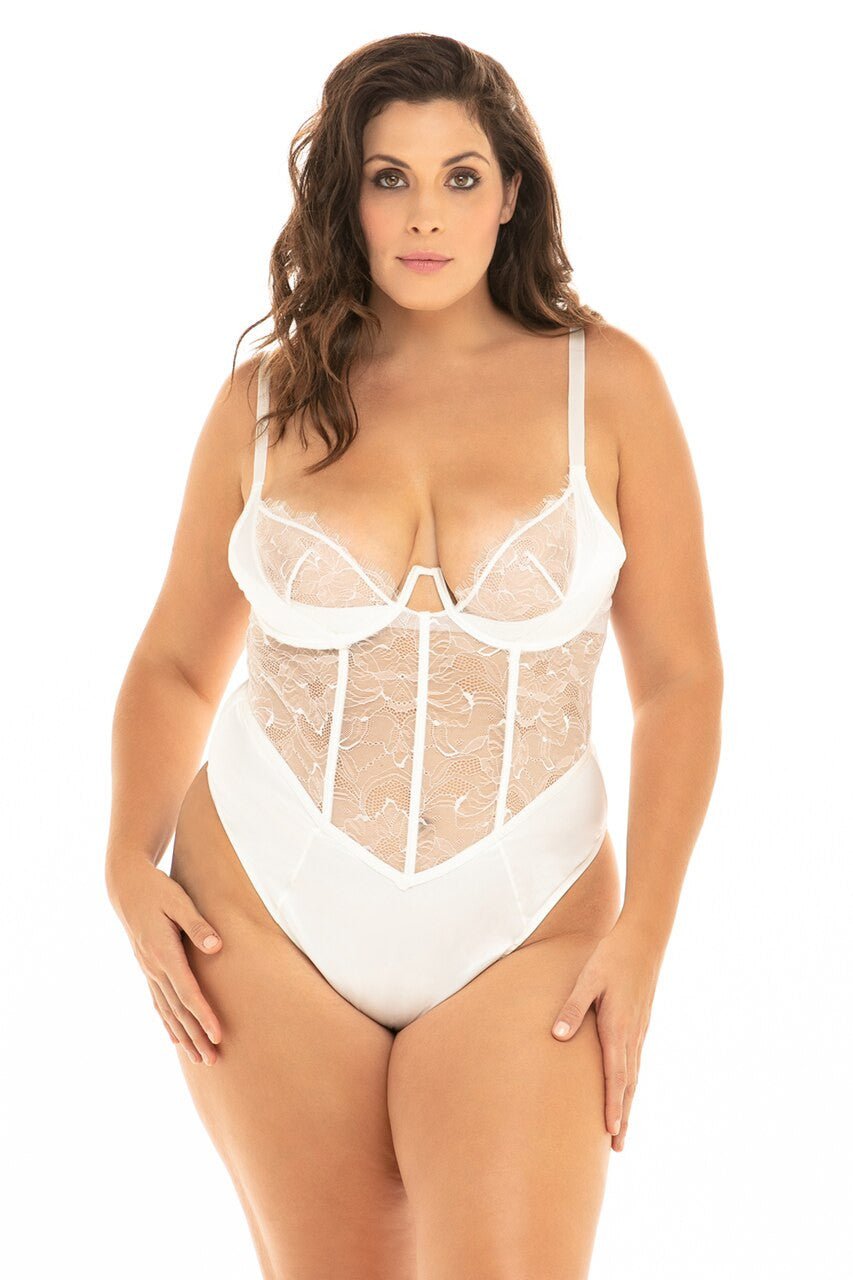 Bridal Curvy Carmella Teddy - Teddy - Oh La La Cheri