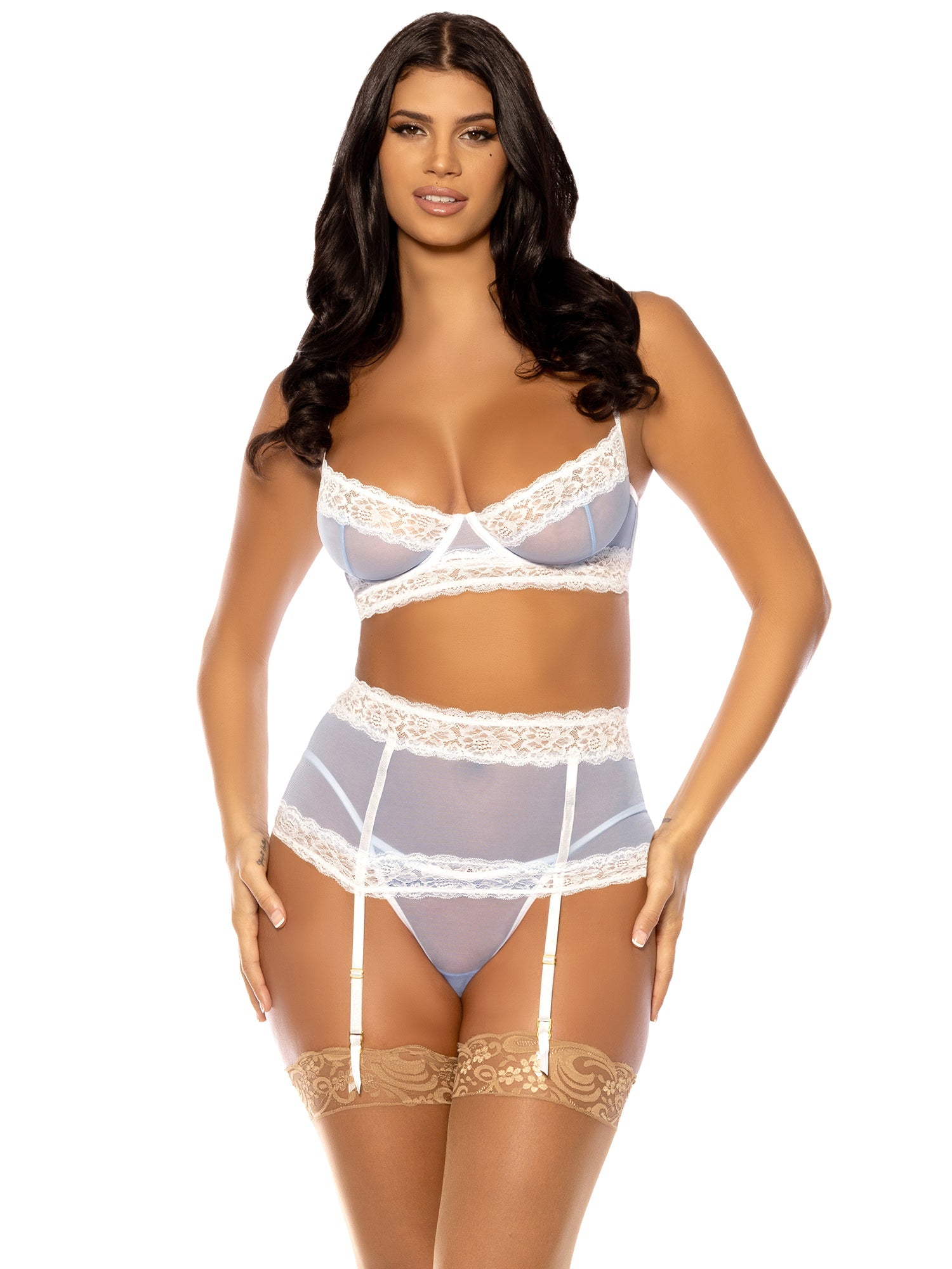 Bridal Morgan 3 Piece Bra Set - Bra Set - Oh La La Cheri