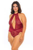 Curvy Allison Lace Teddy - Teddy - Oh La La Cheri